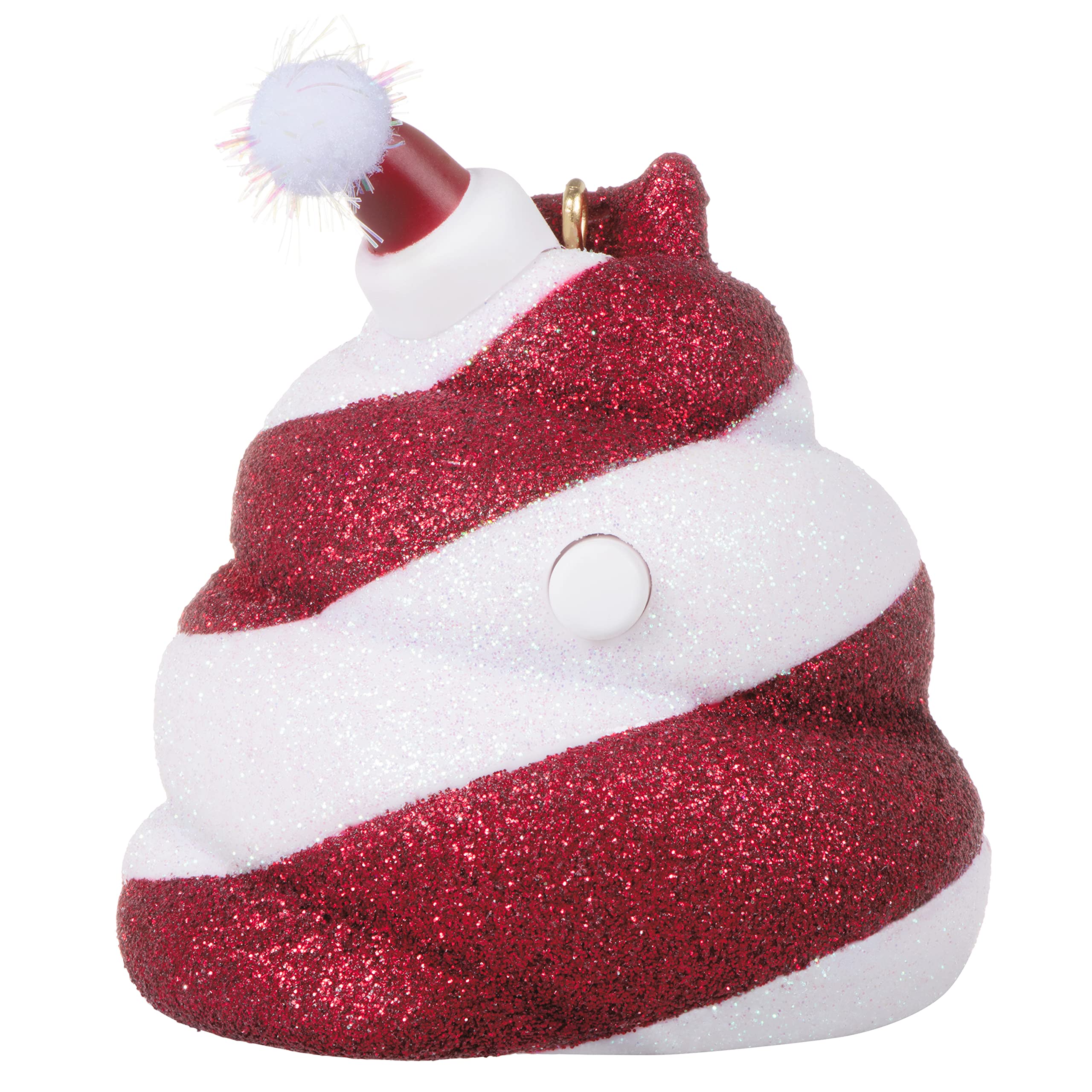 Crappy Christmas! Pile of Poo Poop Emoji Jingle Bells Hallmark Keepsake Christmas Ornament 2021