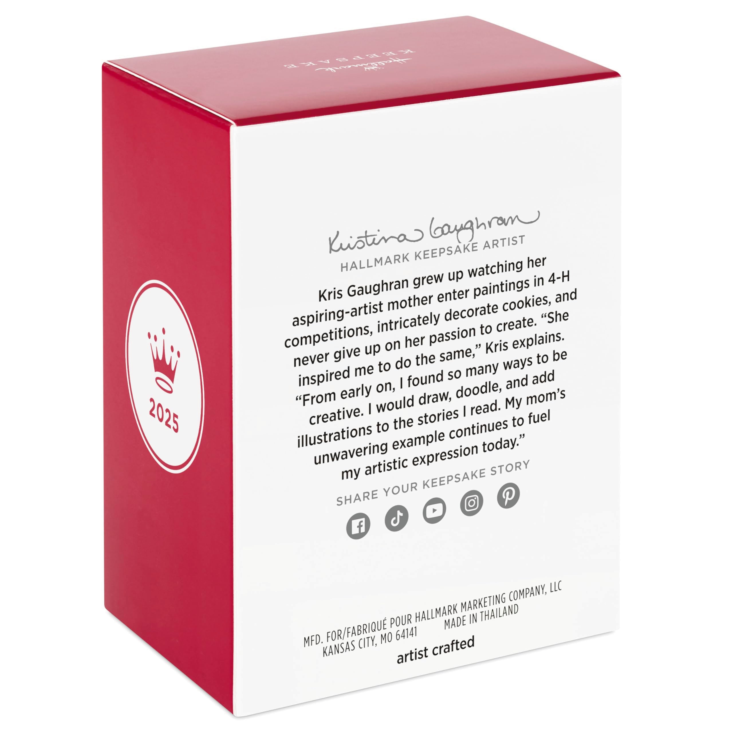 A Gift From Santa 2025 Hallmark Christmas Ornament