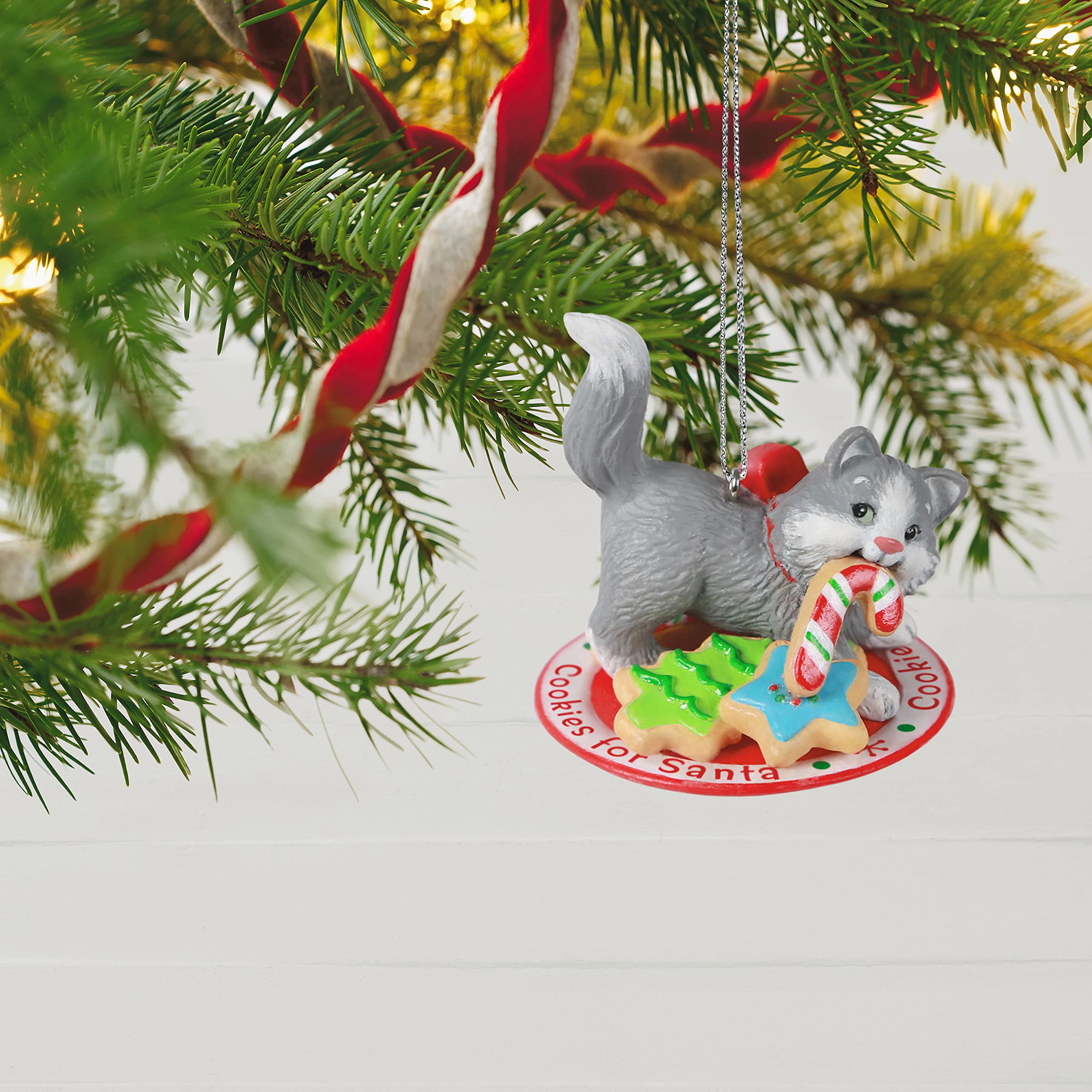 Santa's Purr-fect Helper Hallmark Keepsake Christmas Ornament