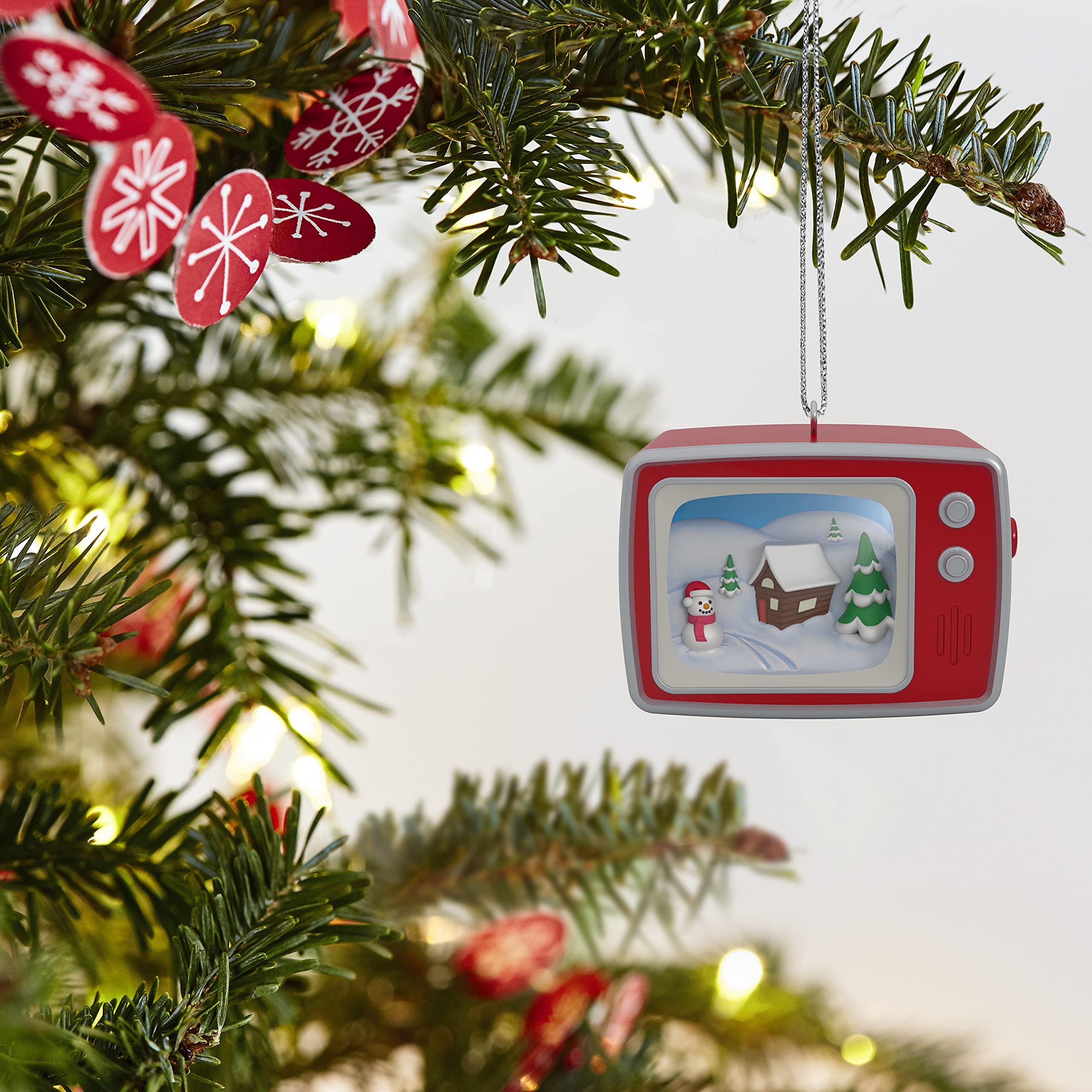 Hallmark Keepsake 1" Miniature Christmas Ornament 2021, Mini Tiny Telly, Light