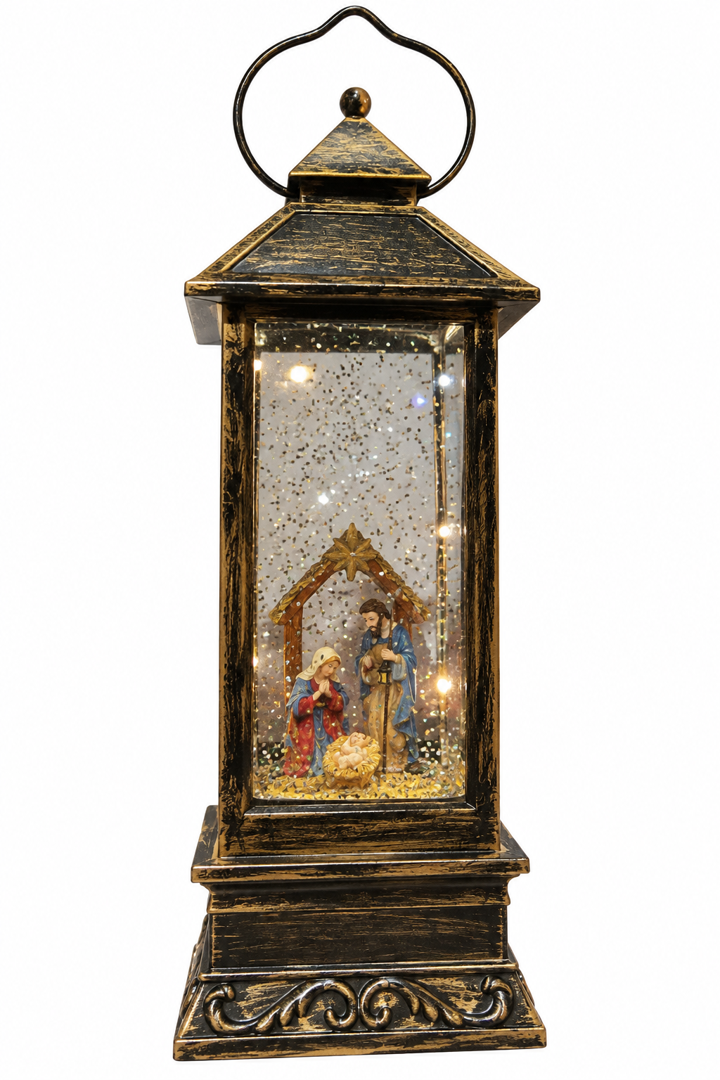 Holy Family Nativity Gerson Snow Globe