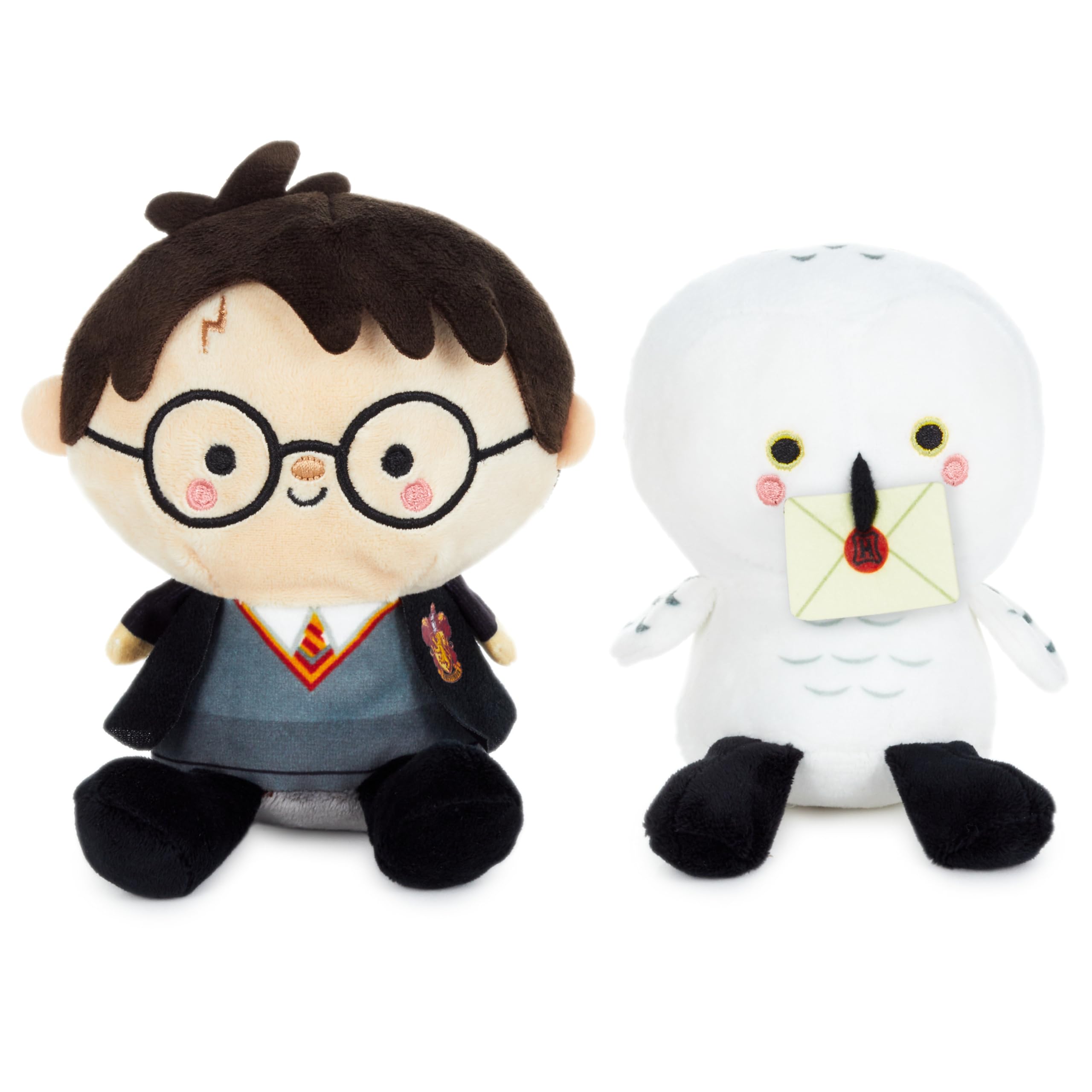 Hallmark Better Together Harry Potter Magnetic Plush (Harry and Hedwig) 5.5" Stuffed Toys, Easter Gifts for Kids
