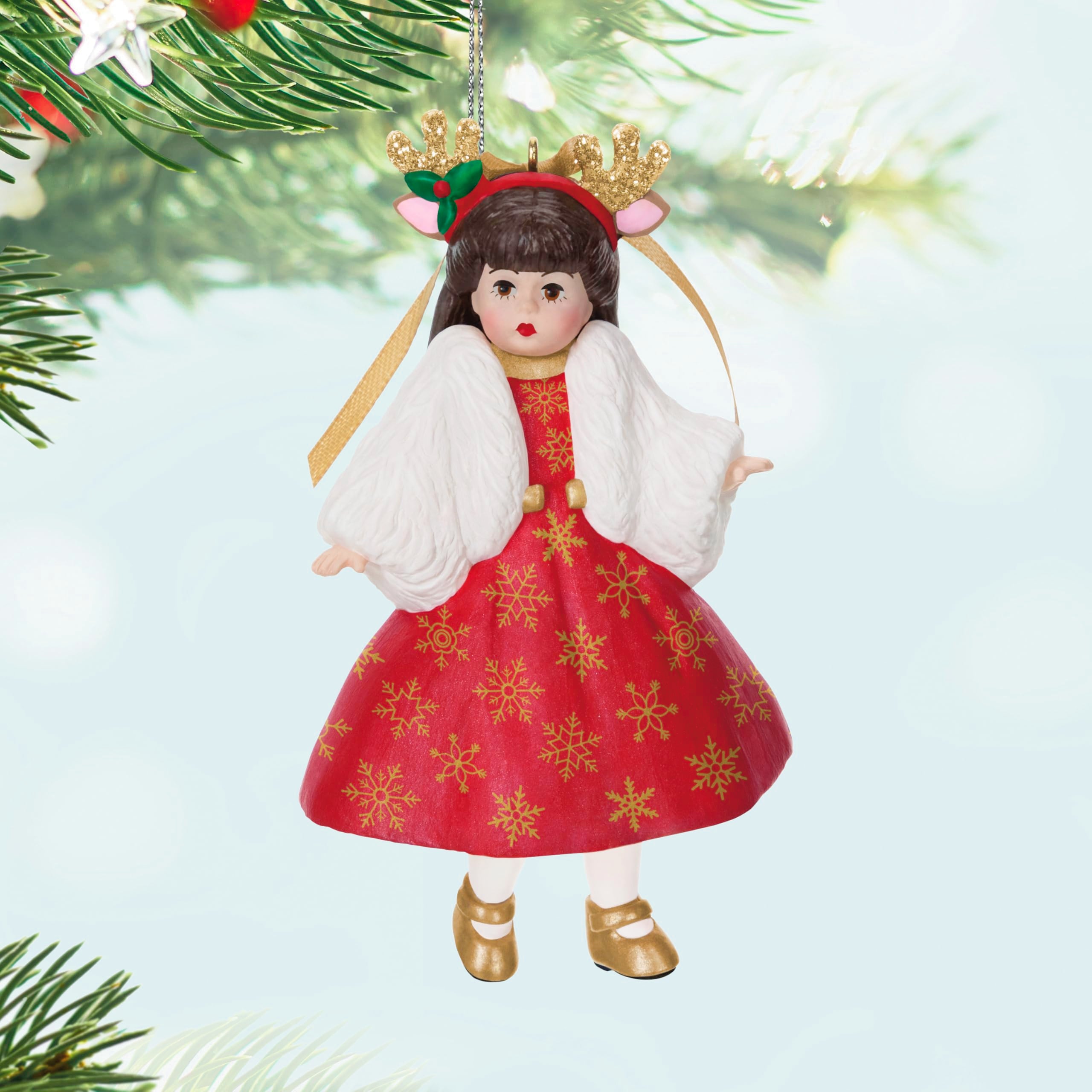 Deer Santa Madame Alexander 2025 Hallmark Keepsake Christmas Ornament
