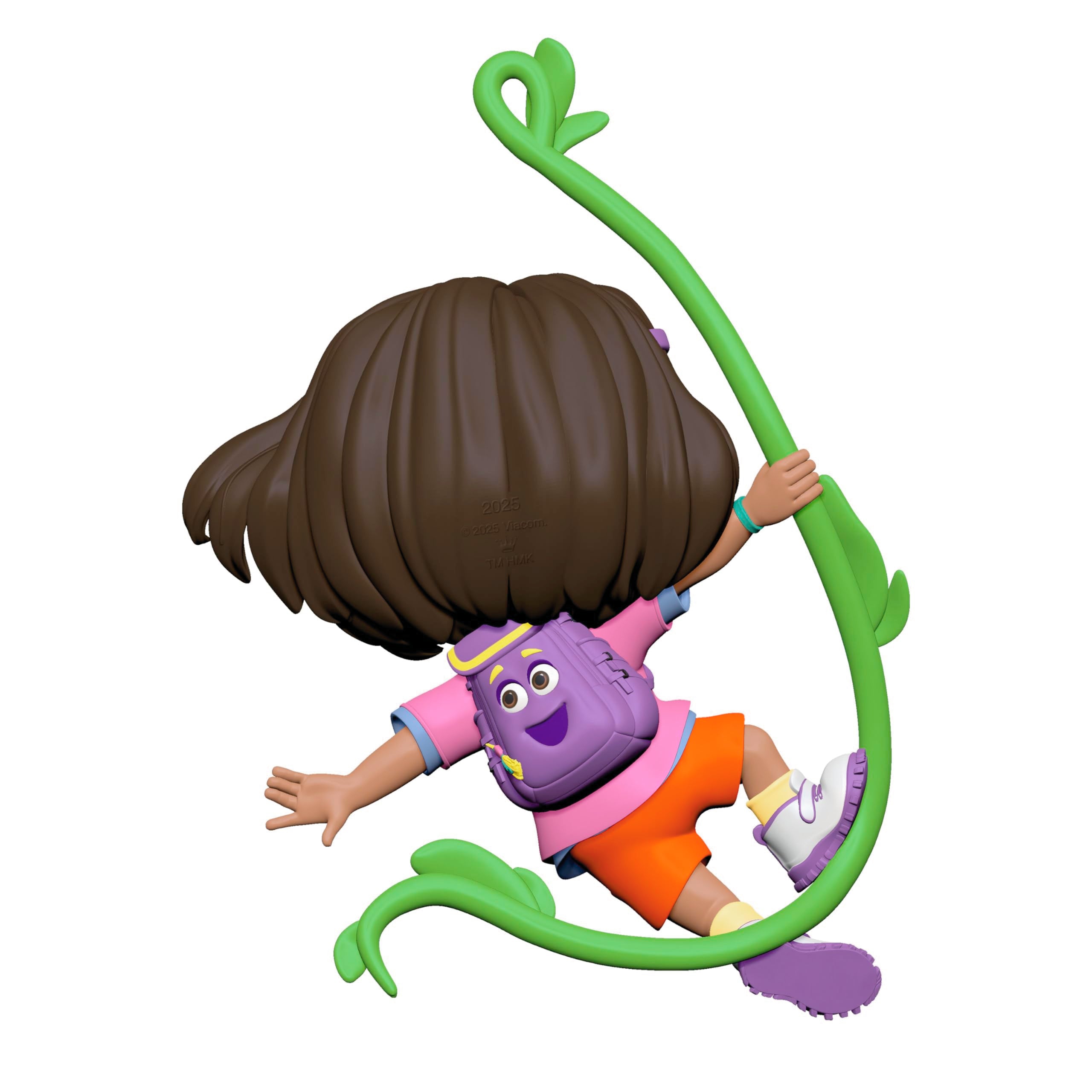 Swinging into Adventure Dora the Explorer 2025 Hallmark Keepsake Christmas Ornament