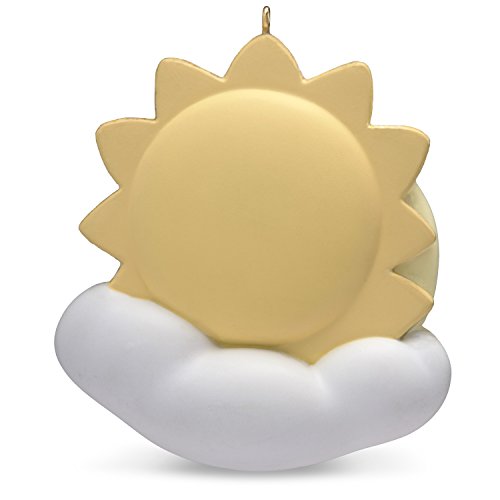 Hallmark Keepsake Christmas Ornament 2018 Year Dated, Starry-Eyed Over You Sun, Moon and Star, New Parents