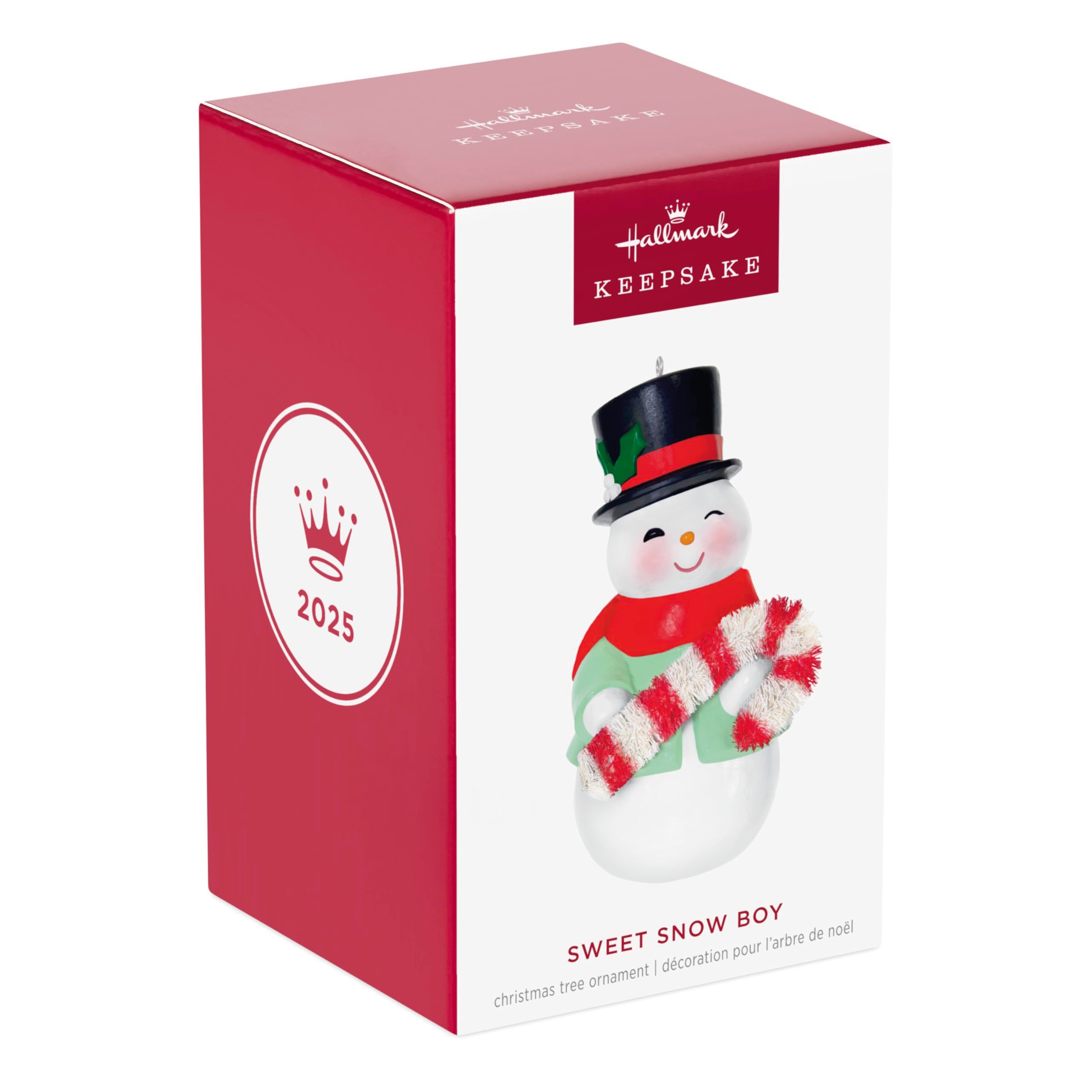 Sweet Snow Boy 2025 Hallmark Keepsake Christmas Ornament