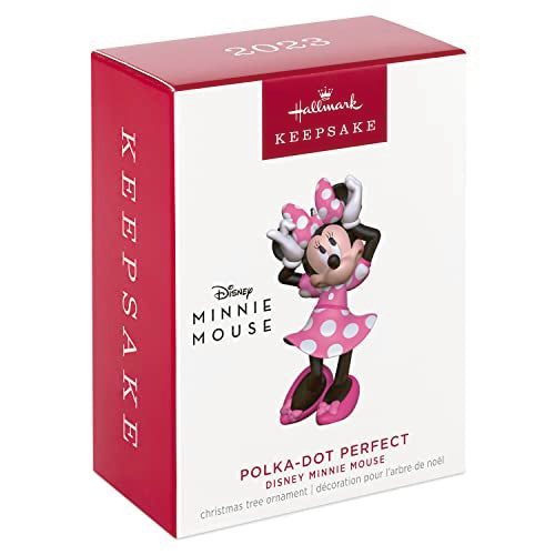 Hallmark Keepsake Christmas Ornament 2023, Disney Minnie Mouse Polka-Dot Perfect