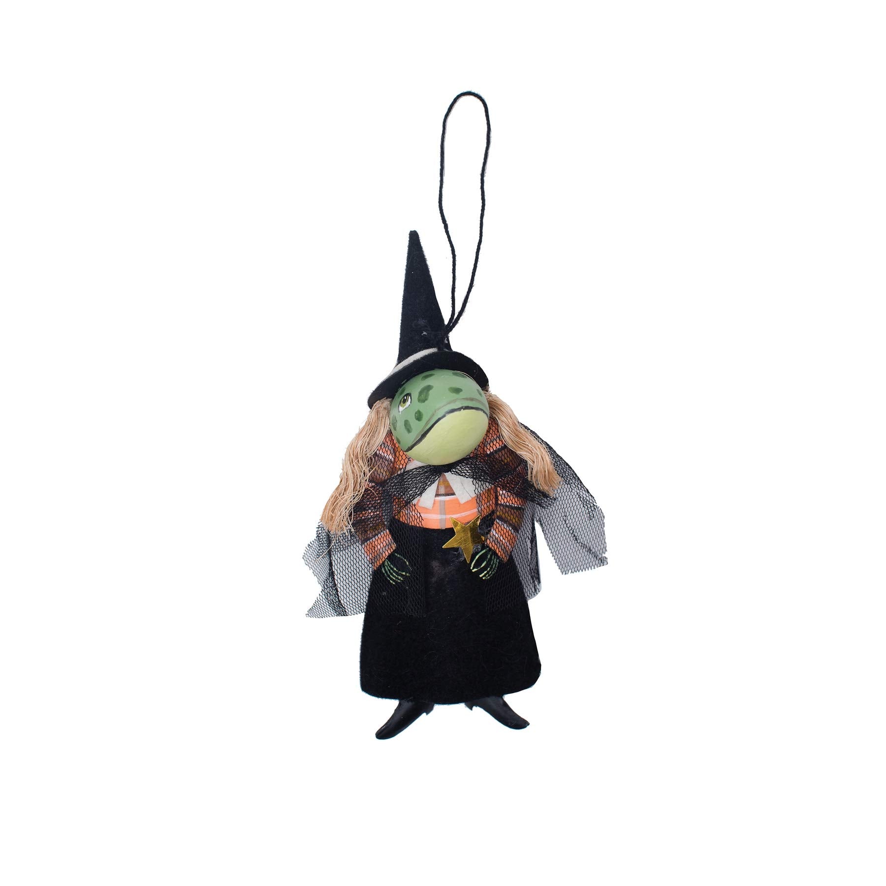 Gallerie II Winifred Toad Witch Tin Gathered Traditions Joe Spencer Decor Decoration Halloween Ornament