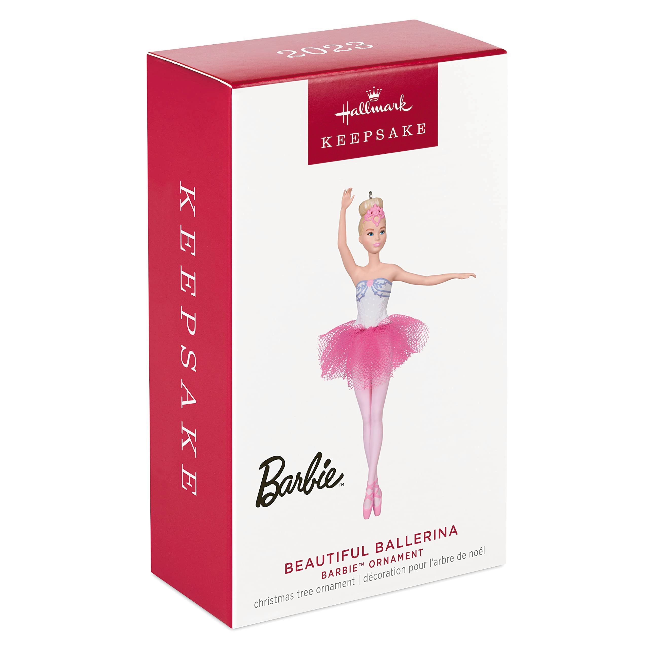 Hallmark Keepsake Christmas Ornament 2023, Barbie Beautiful Ballerina Ornament