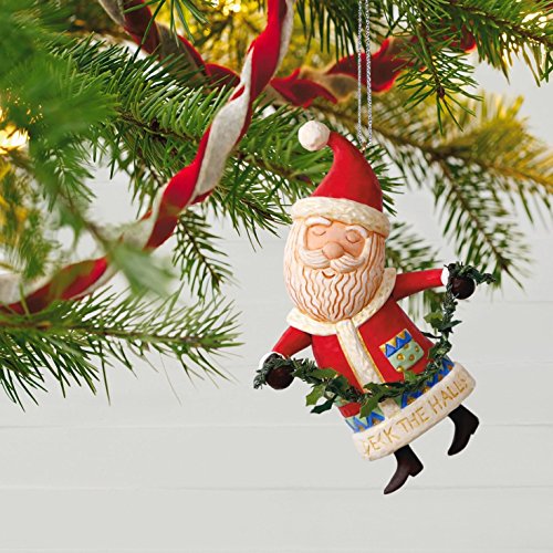 Hallmark 1595QGO1725 Santa Christmas with Music Keepsake Christmas Ornaments