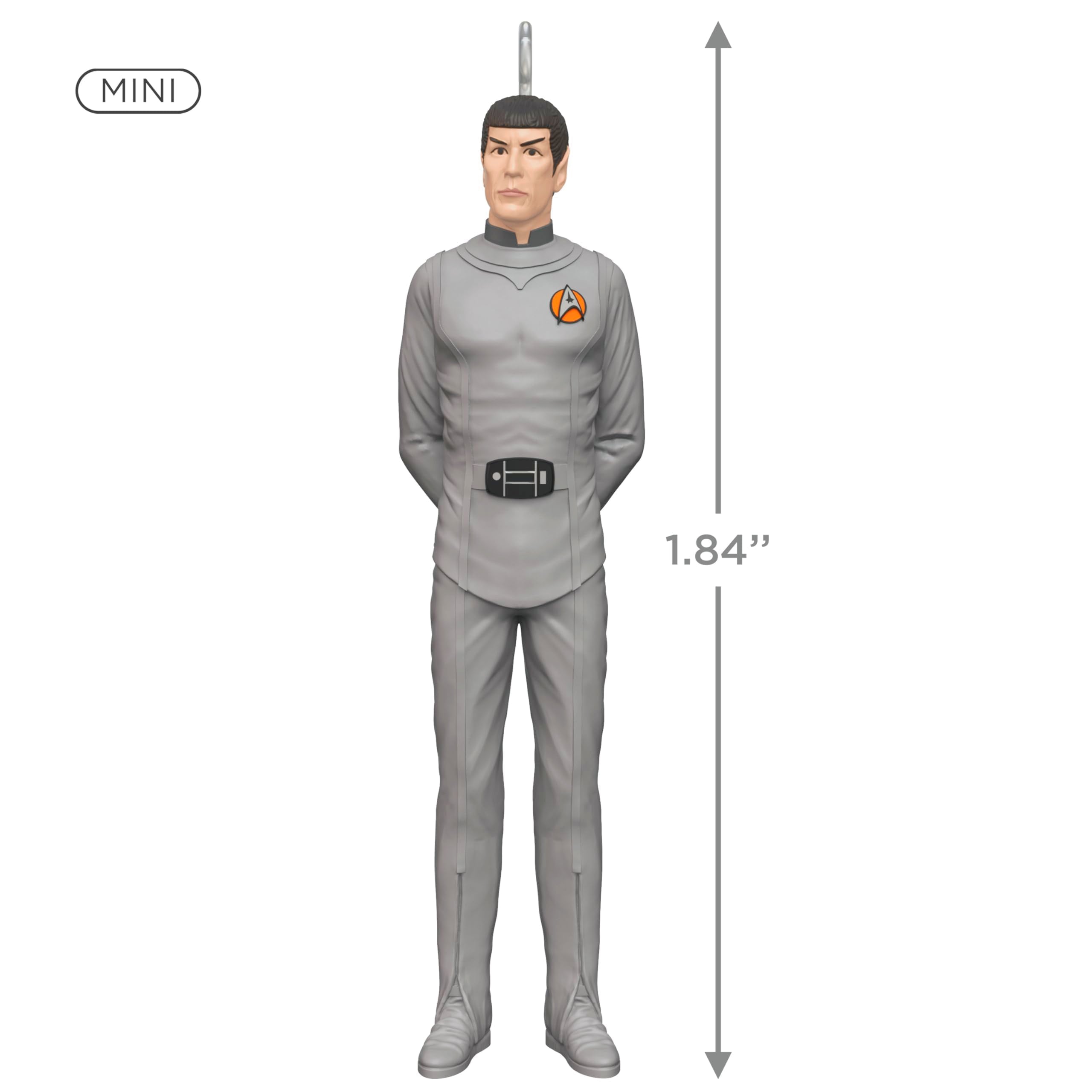 Hallmark Keepsake 1.84" Mini Christmas Ornament 2024, Star Trek: The Motion Picture Spock, Gifts for Trekkies