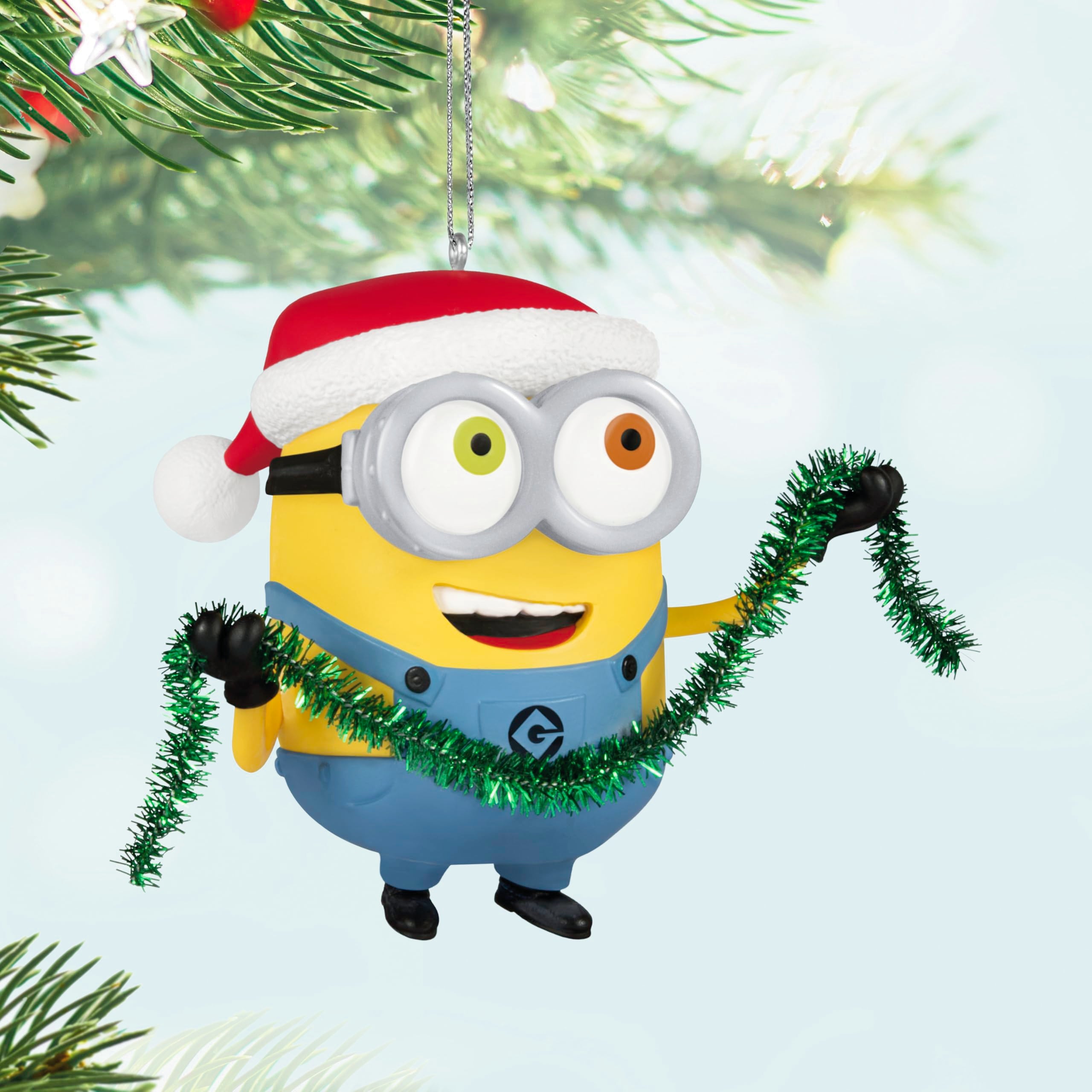 Bob Trims the Tree, Minions Illumination 2025 Hallmark Keepsake Christmas Ornament
