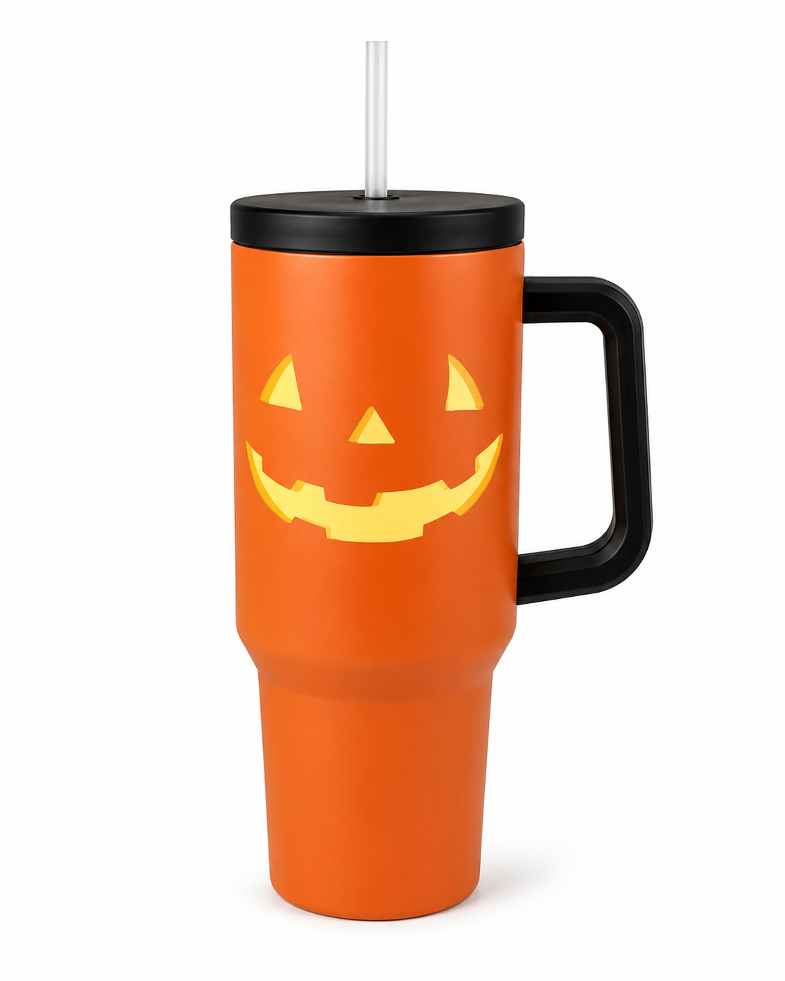 Hallmark Jack-o'-Lantern Insulated Stainless Steel Travel Cup Tumbler 40 oz
