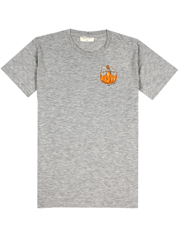 Pumpkin Bow Halloween Simply Southern T-Shirt