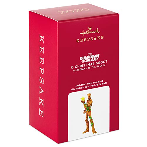 Hallmark Keepsake Ornament 2020, Marvel Guardians of the Galaxy O Christmas Groot Superhero Ornament