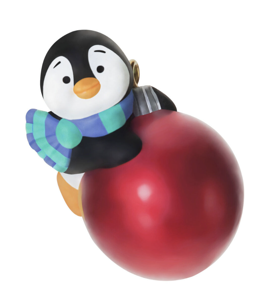 A Delightful Decoration Petite Penguins 2025 Mini Hallmark Ornament