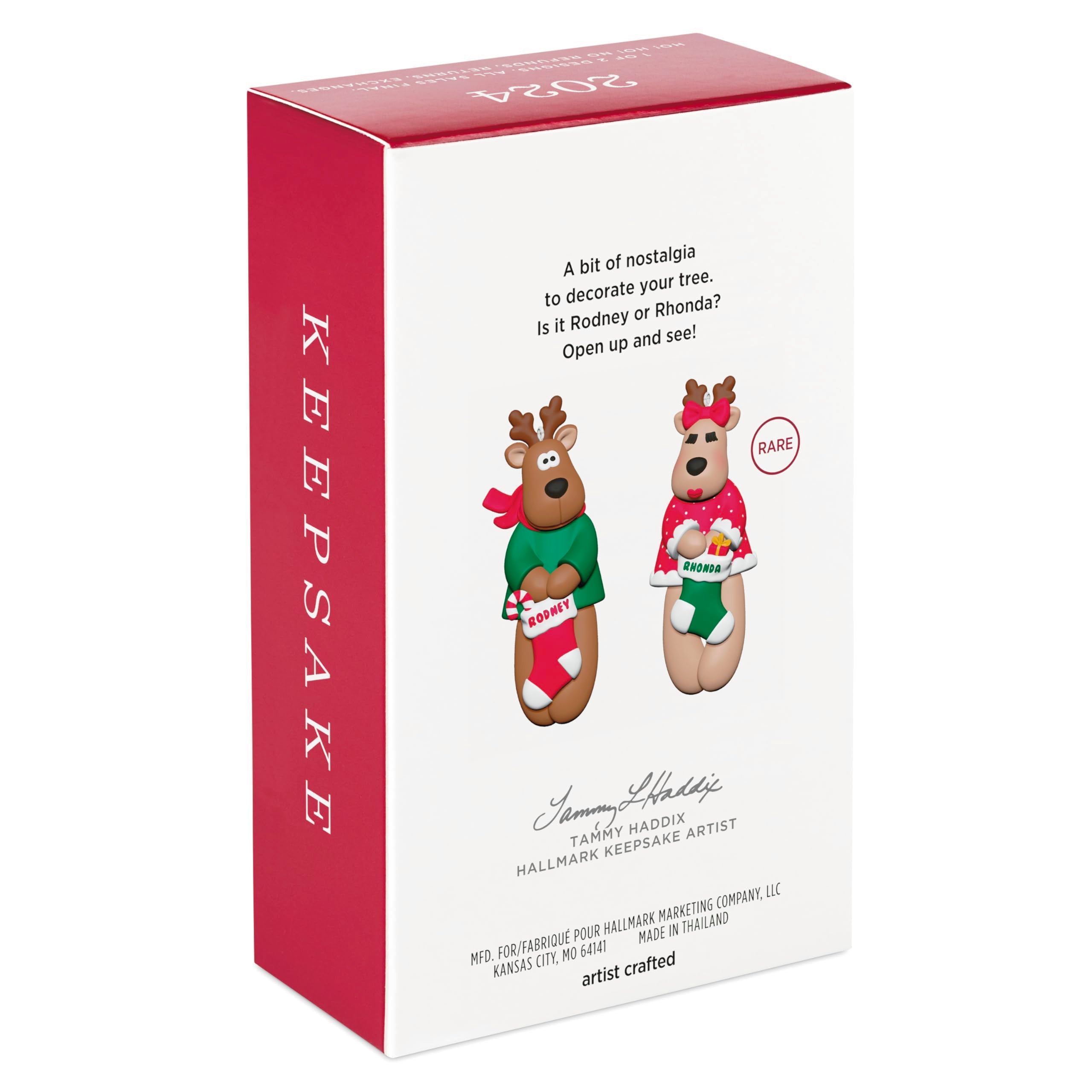 Hallmark Keepsake Christmas Ornament 2024, Reindeer Surprise Mystery, Family Gifts