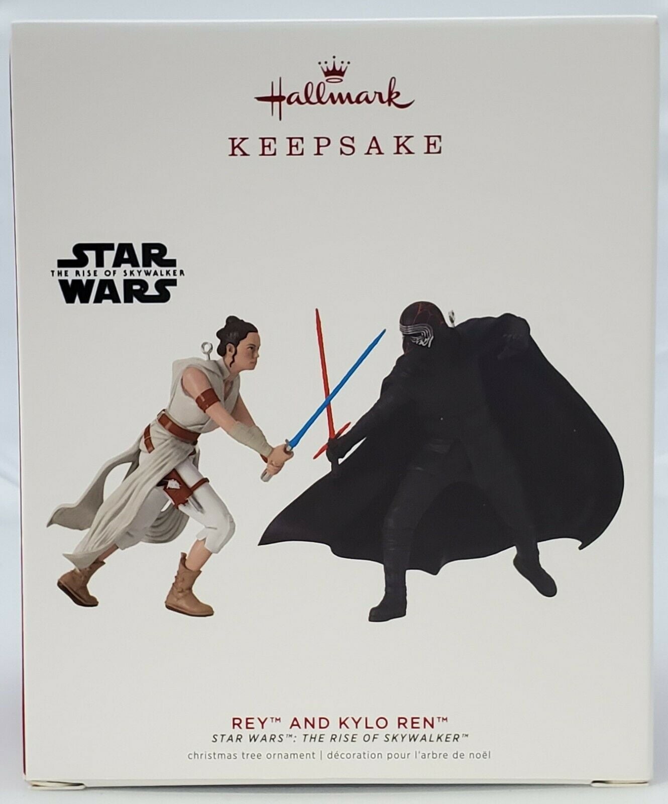 Hallmark Keepsake Star Wars: The Rise of Skywalker Rey and Kylo Ren Ornaments