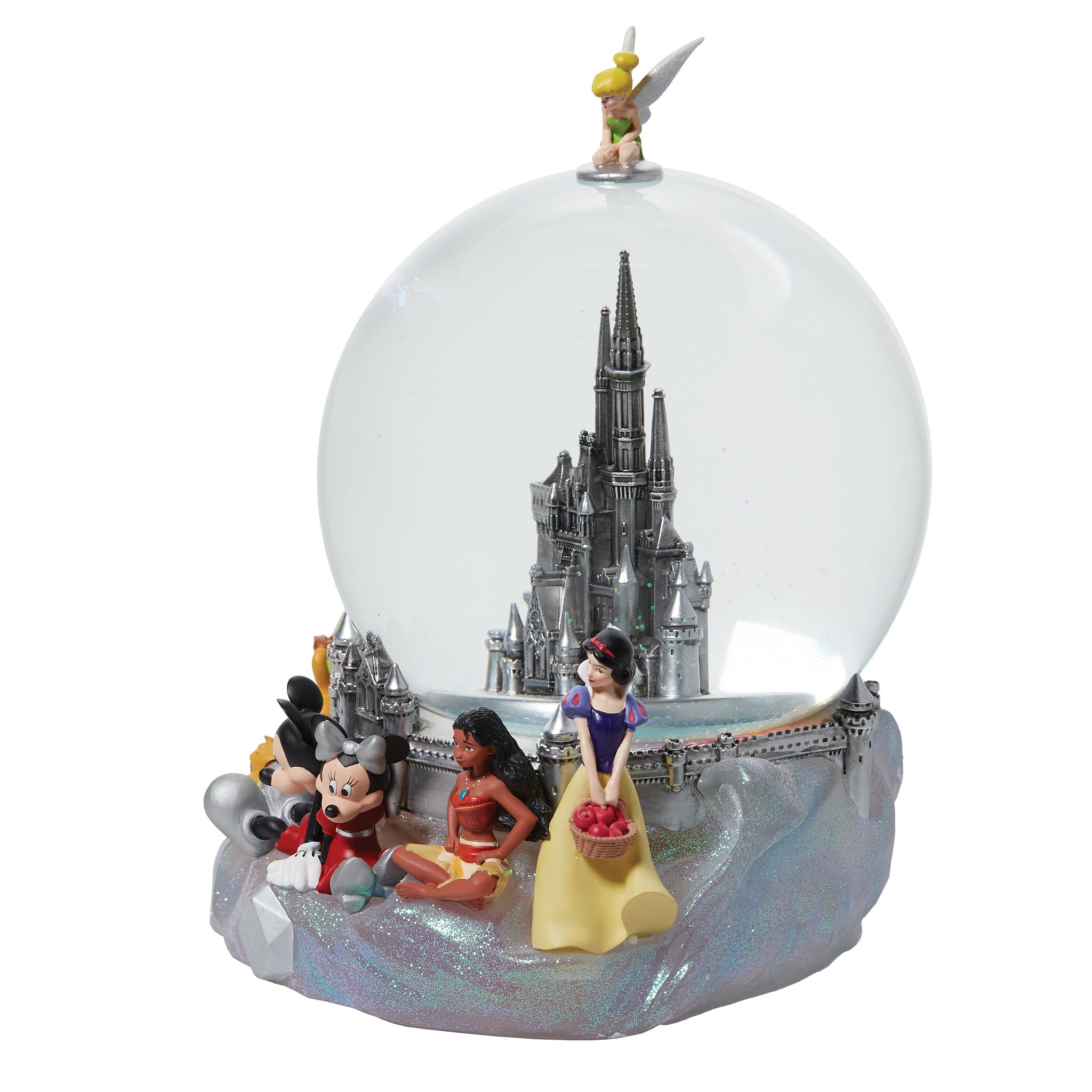 Enesco Disney Showcase 100 Years of Wonder Castle Limited Edition Water Globe Waterball, 8.87 Inch, Multicolor