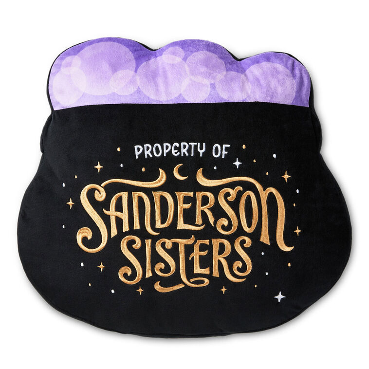 "Property of Sanderson Sisters" Hocus Pocus Cauldron Light-Up Halloween Hallmark Pillow
