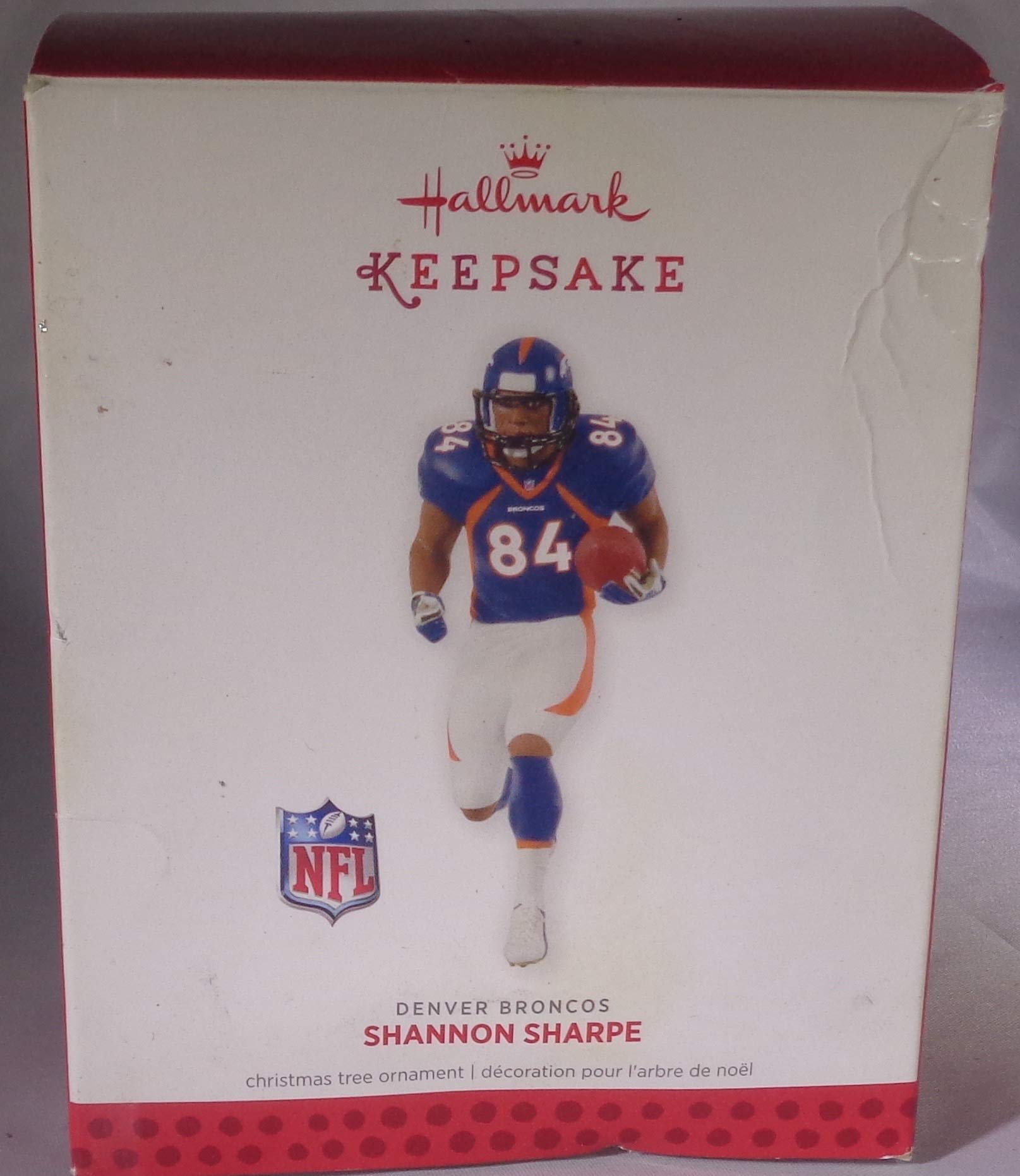 Hallmark Shannon Sharp Denver - Denver Broncos 2013 Ornament