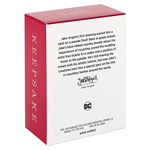 Hallmark Keepsake Christmas Ornament 2021, Lego DC Super Heroes Wonder Woman Minifigure Ornament