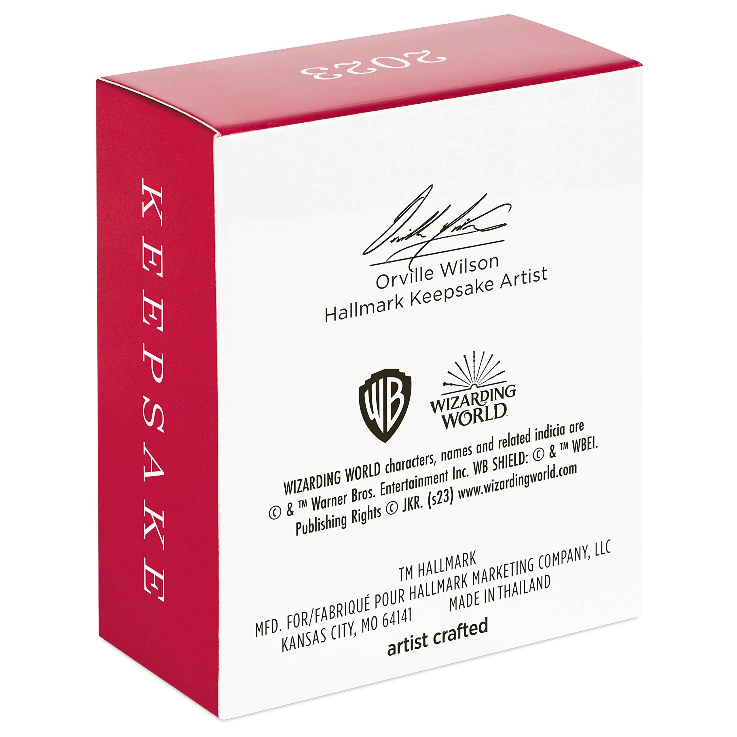 Hallmark Keepsake Miniature Christmas Ornaments 2023, Harry Potter Hermione, Hagrid and Snape Metal, Mini Set of 3, Gifts for Harry Potter Fans