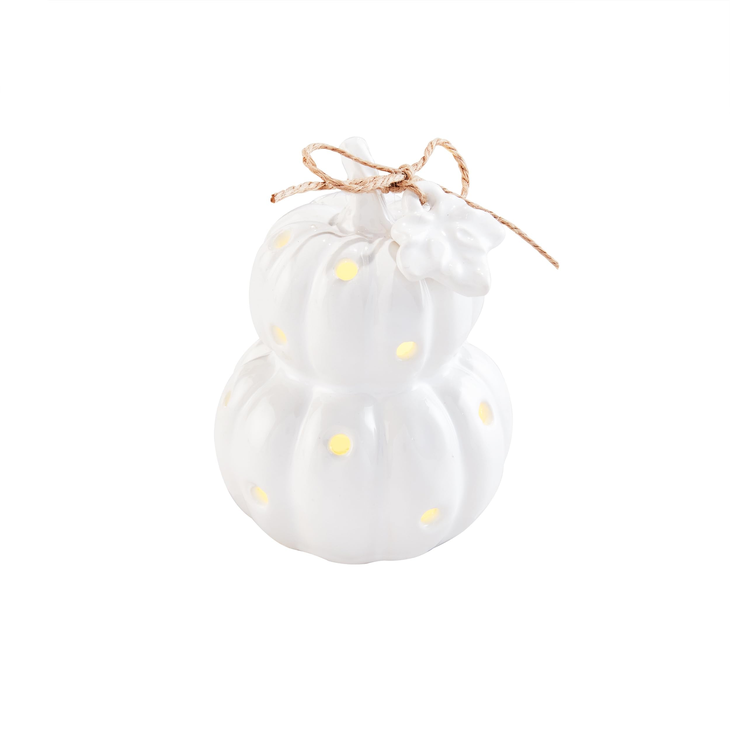 White Pumpkin Light up Sit