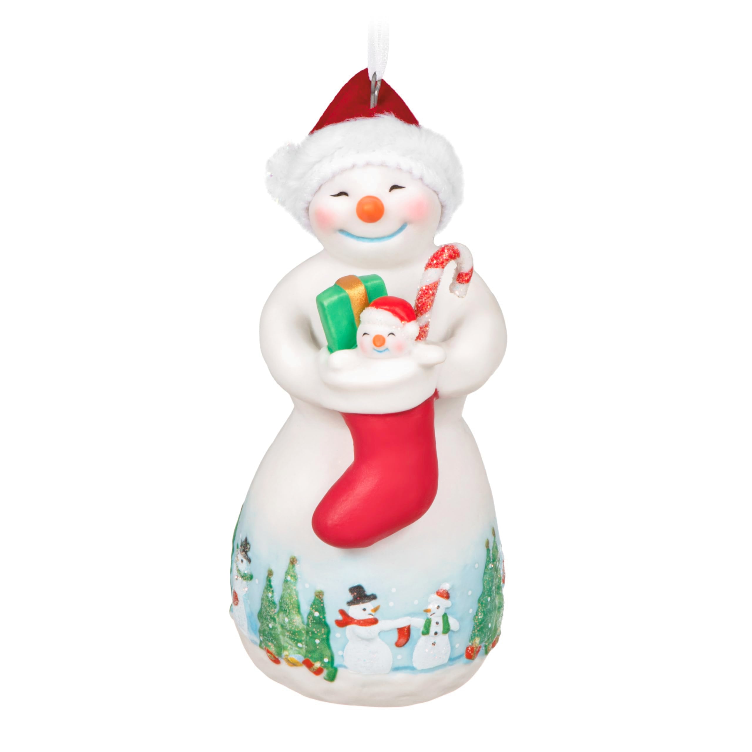 Hallmark Keepsake Christmas Ornament 2024, Snowtop Lodge Noelle T. Klaus, Porcelain, Snowman Collectors Gifts