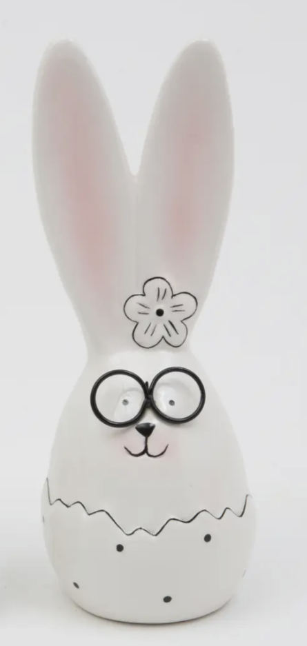 Ceramic Gerson Bunny with Glasses