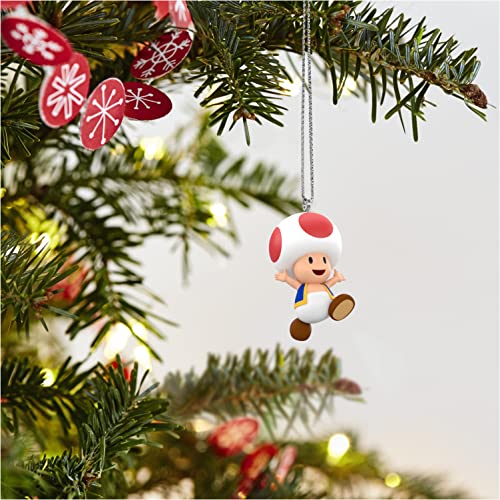 Hallmark Keepsake 0.96" Miniature Christmas Ornament 2023, Nintendo Super Mario Toad Mini, Gifts for Gamers