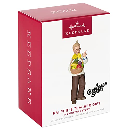 Hallmark Keepsake Christmas Ornament 2022, A Christmas Story Ralphie's Teacher Gift