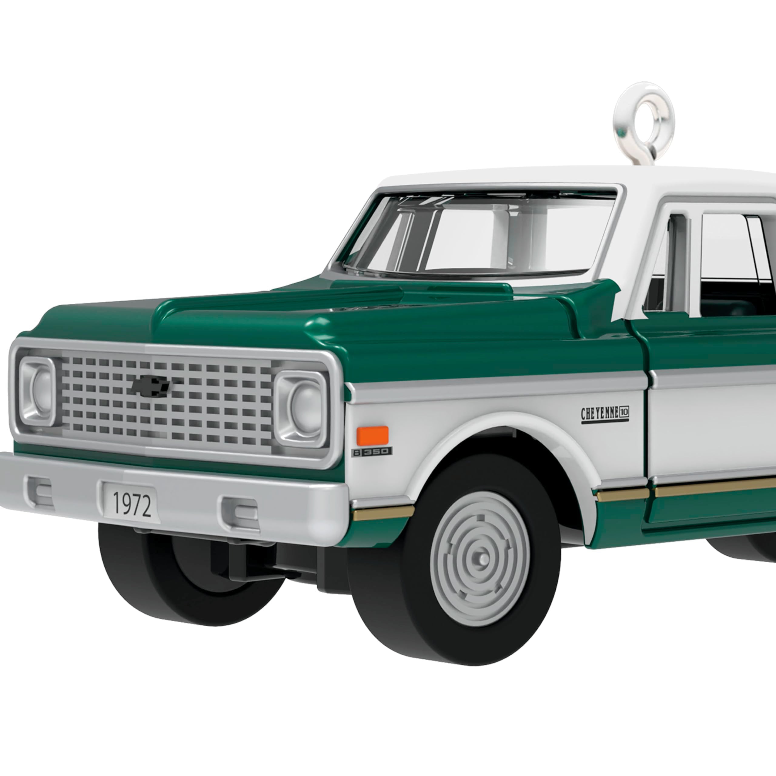 Hallmark Keepsake 0.67" Mini Christmas Ornament 2024, Lil' American Trucks 1972 Chevrolet Cheyenne Super 2024, Metal, Gifts for Car Collectors