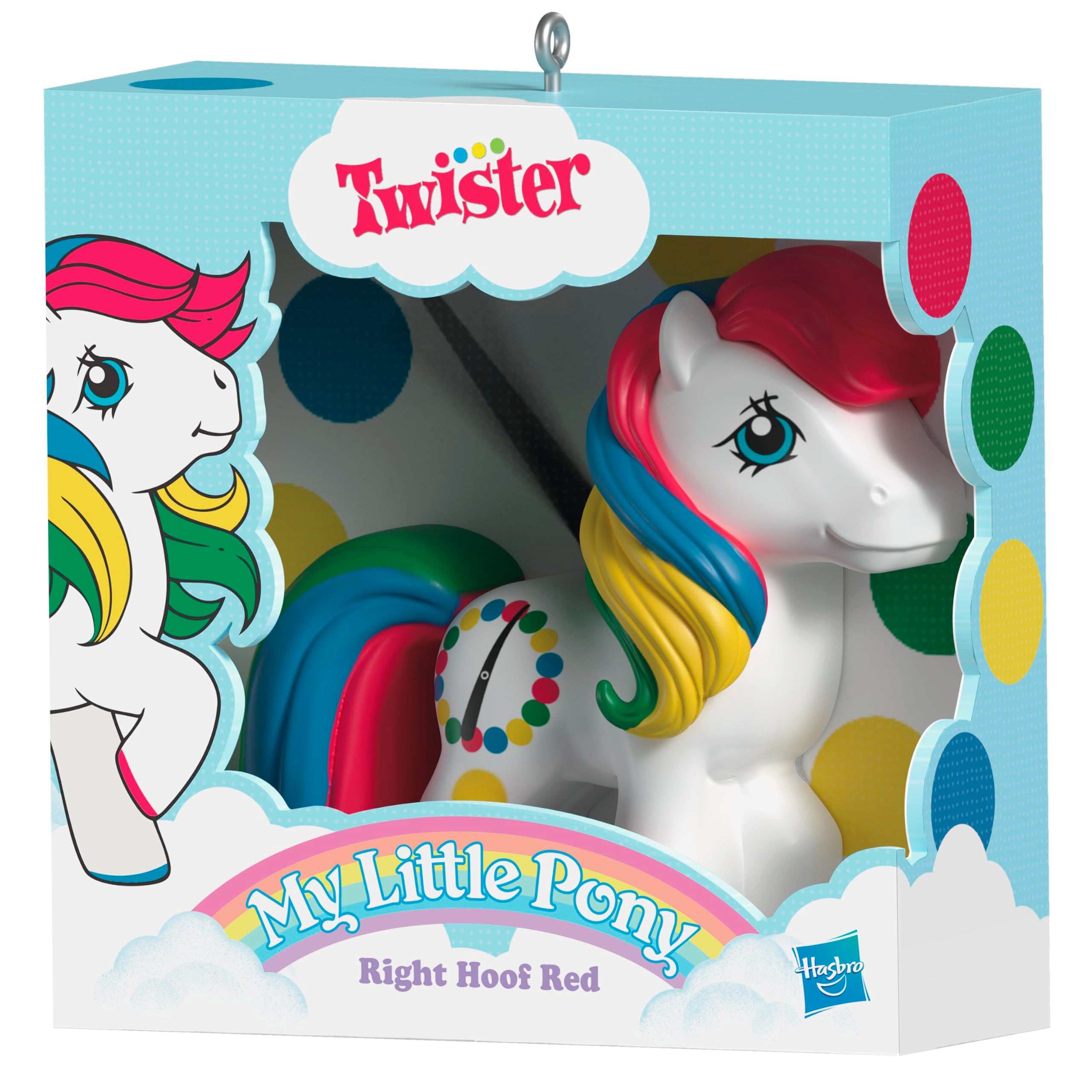 Retro Twister Right Hoof Red, My Little Pony, 2025 Hallmark Keepsake Christmas Ornament