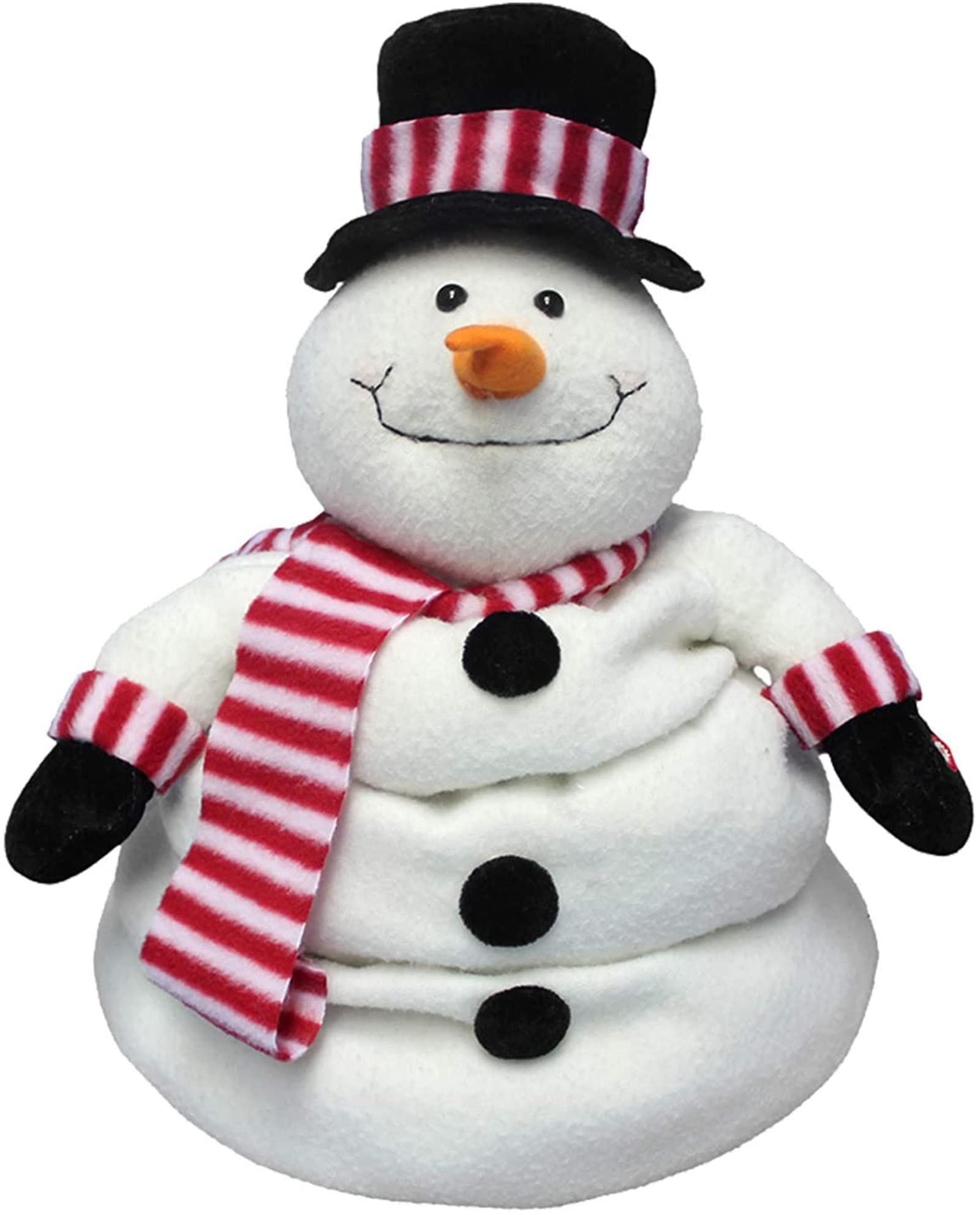 Musical Pop-Up Motion Snowman Plush Decor