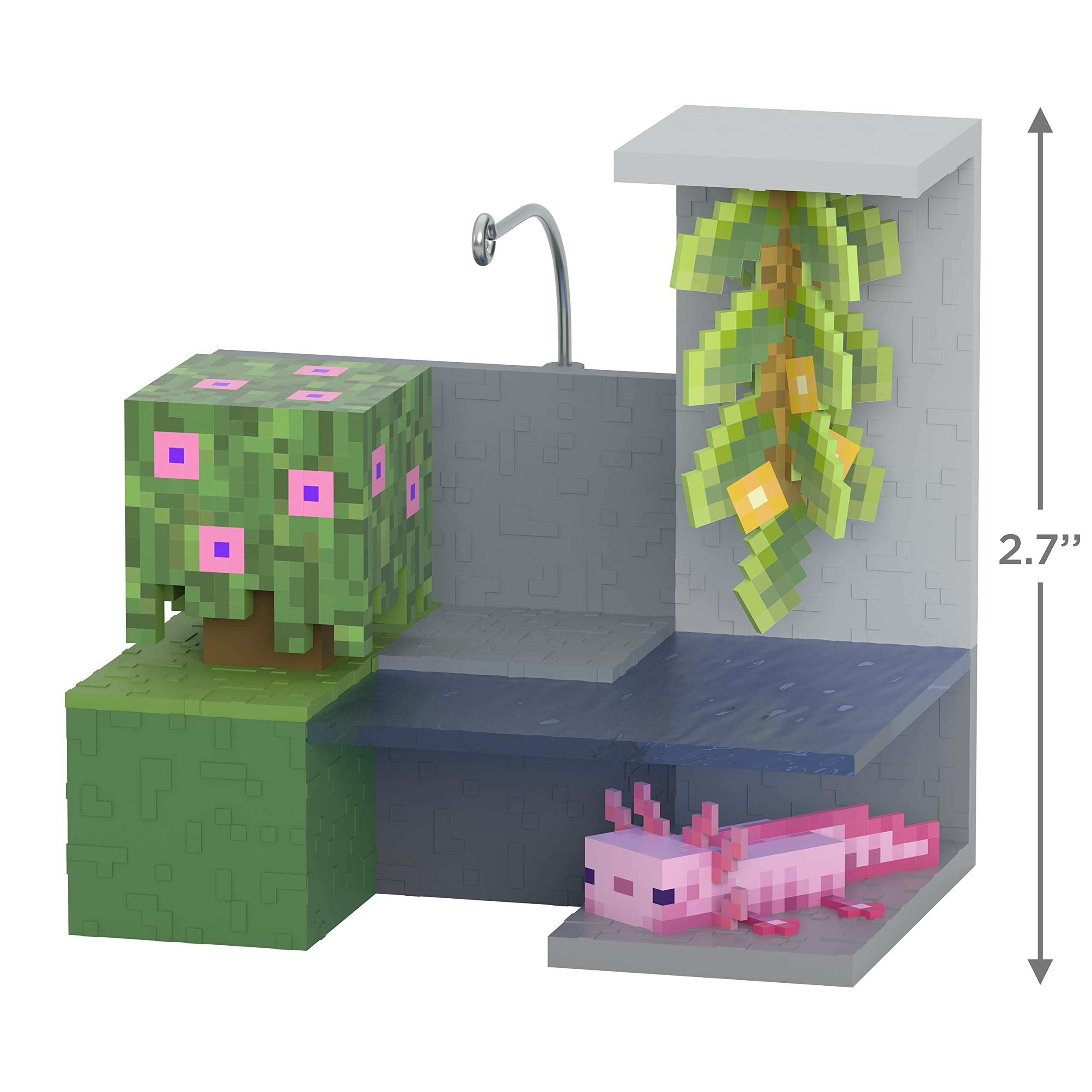 Hallmark Keepsake Plastic Christmas Ornament 2022, Minecraft Axolotl