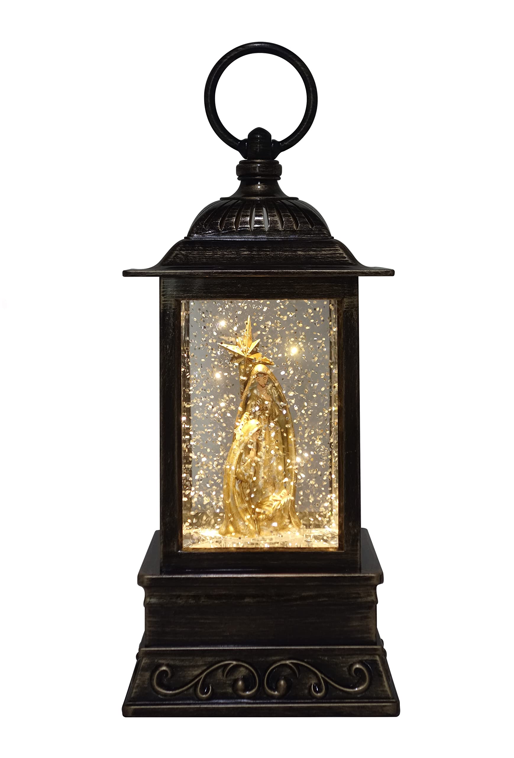 Nativity Star Glitter Lantern