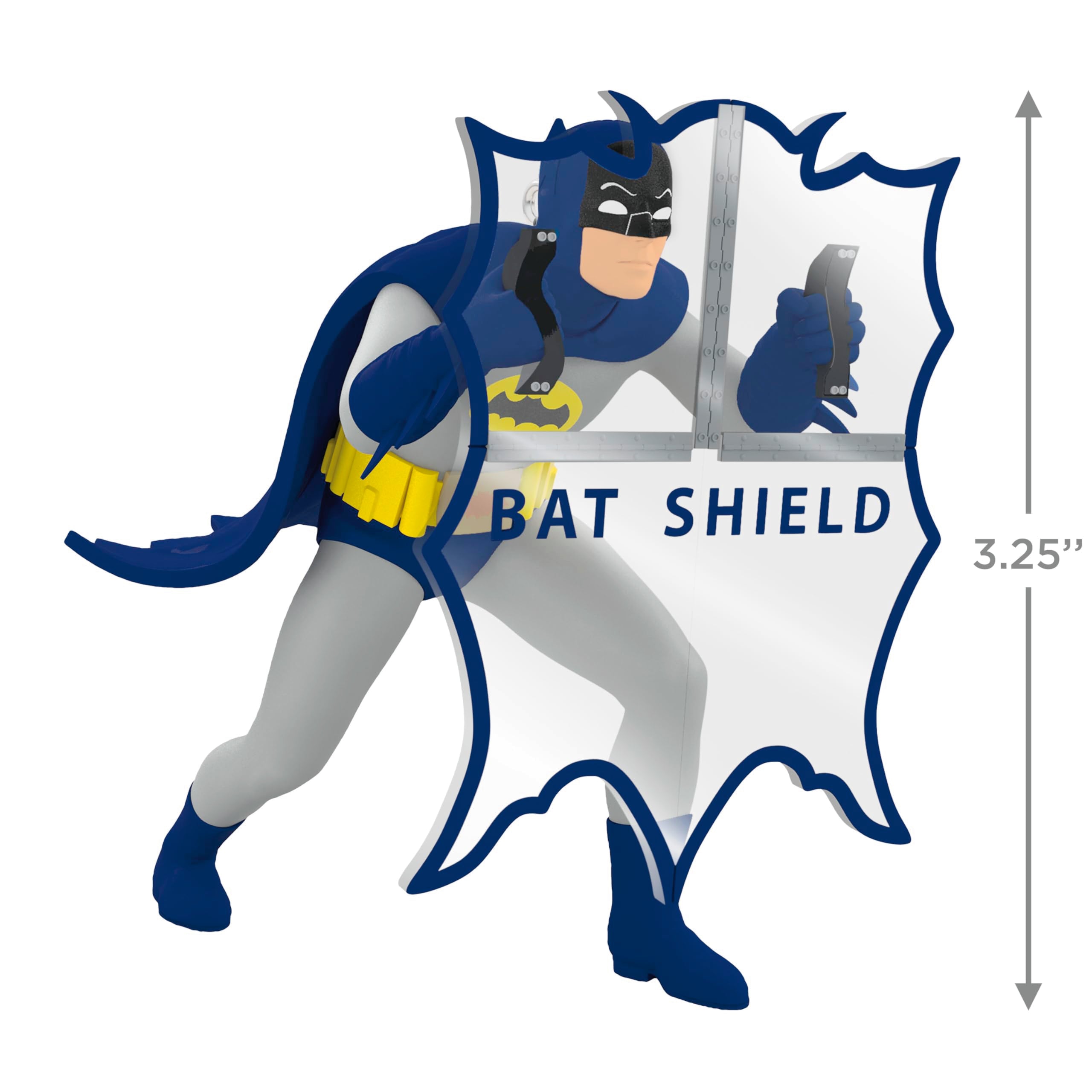 Behind the Bat-Shield, Batman The Classic TV Series, 2025 Hallmark Keepsake Christmas Ornament