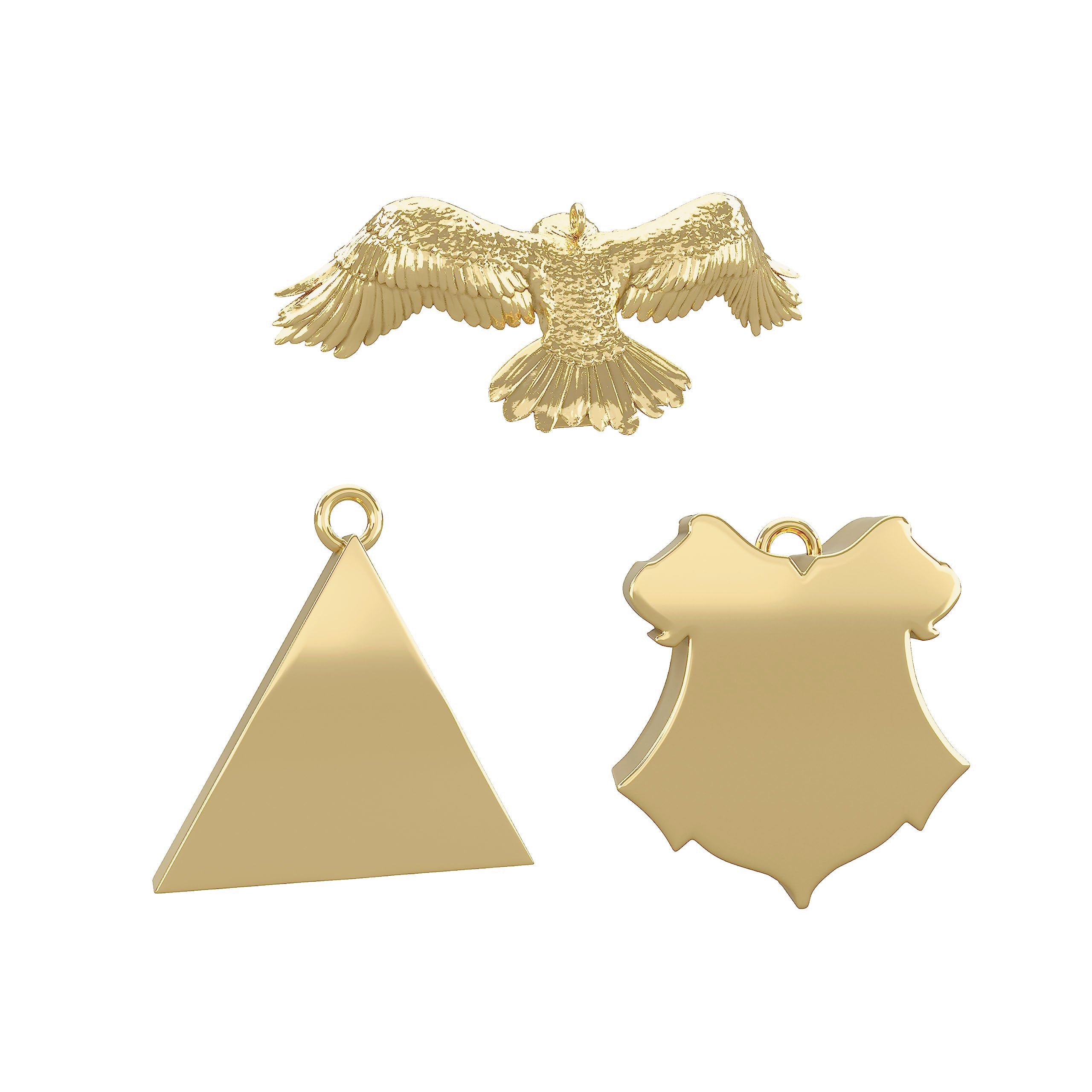 Hallmark Keepsake Miniature Christmas Ornaments 2023, Harry Potter The Wizarding World Metal, Mini Set of 3, Gifts for Harry Potter Fans