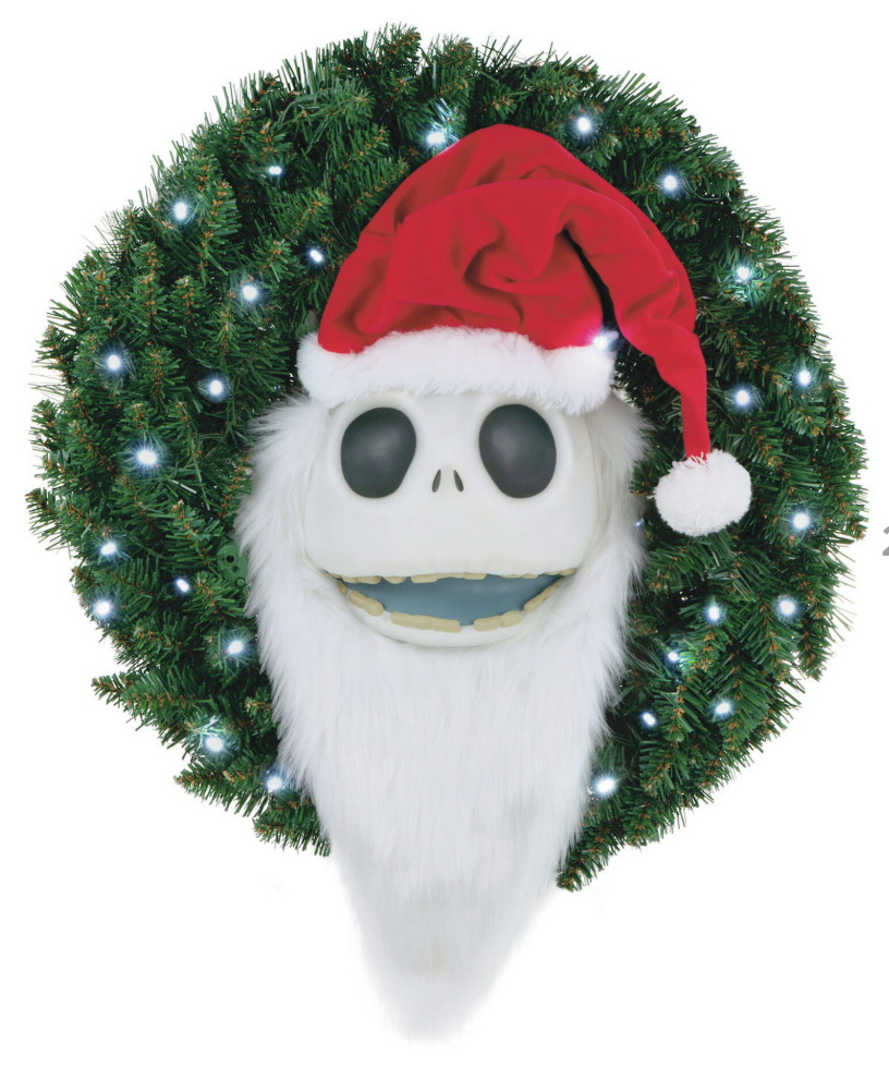 Disney The Nightmare Before Christmas Sandy Claws Jack Skellington Wreath - Hallmark / Disney