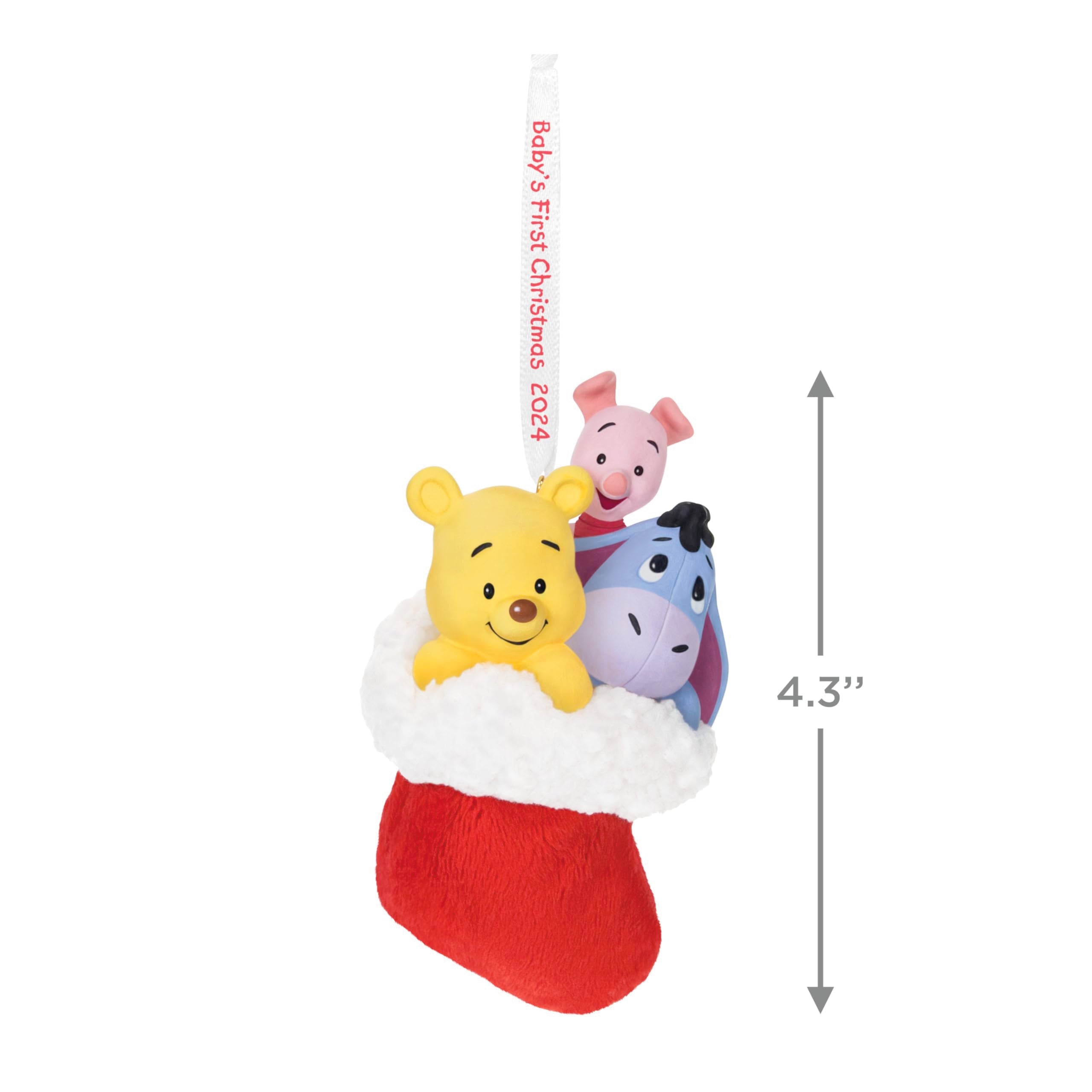 Hallmark Keepsake Christmas Ornament 2024, Disney Winnie the Pooh A Snuggly First Christmas 2024