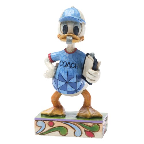 Enesco Disney Traditions by Jim Shore Coach Donald Figurine, 4.5-Inch