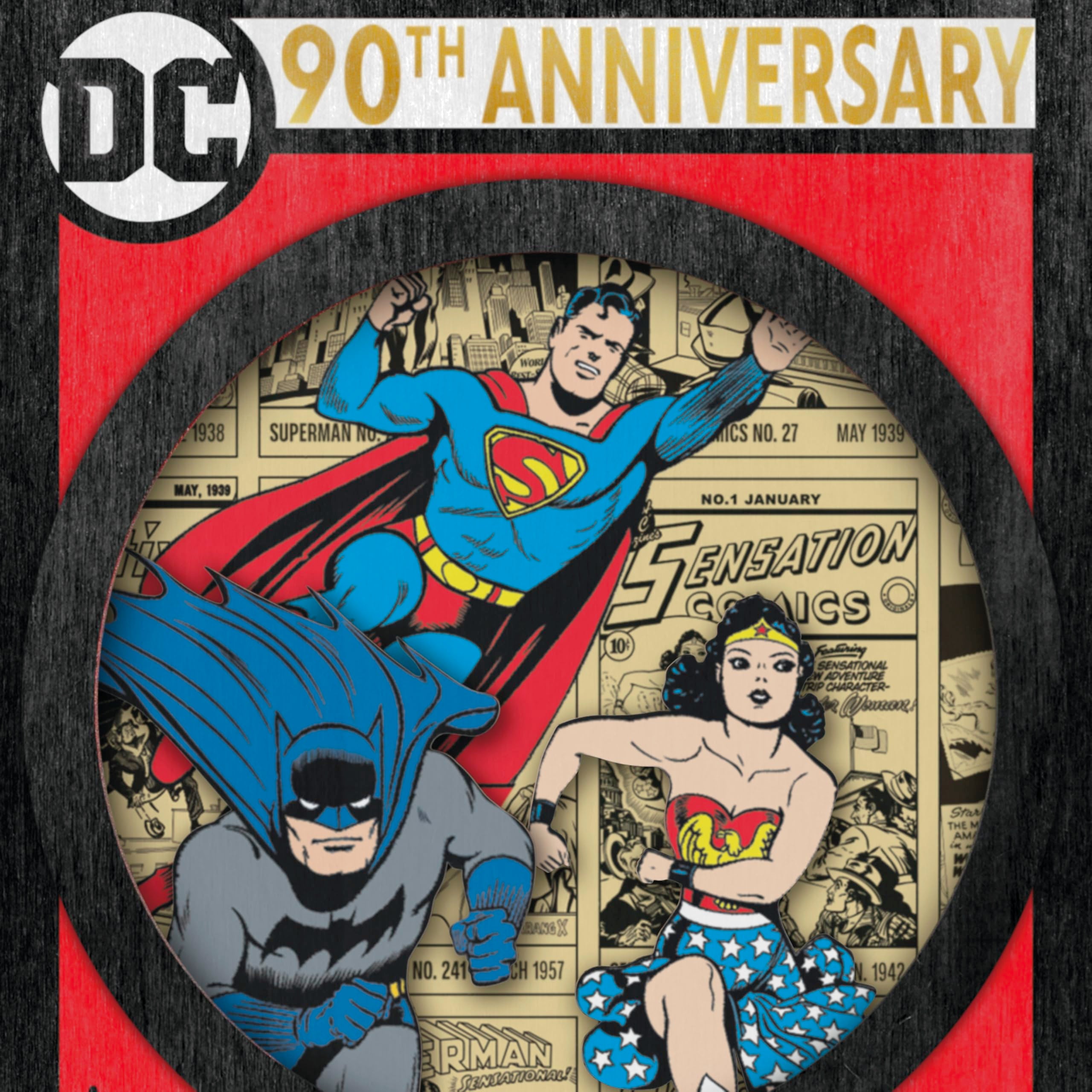 DC Through the Ages, DC Comics, 2025 Hallmark Keepsake Christmas Ornament
