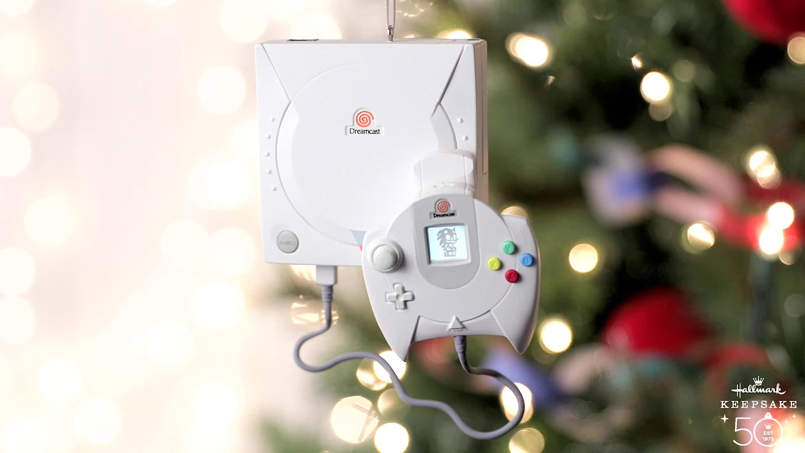 Hallmark Keepsake Christmas Ornament 2023, SEGA Dreamcast Console Musical Ornament with Light