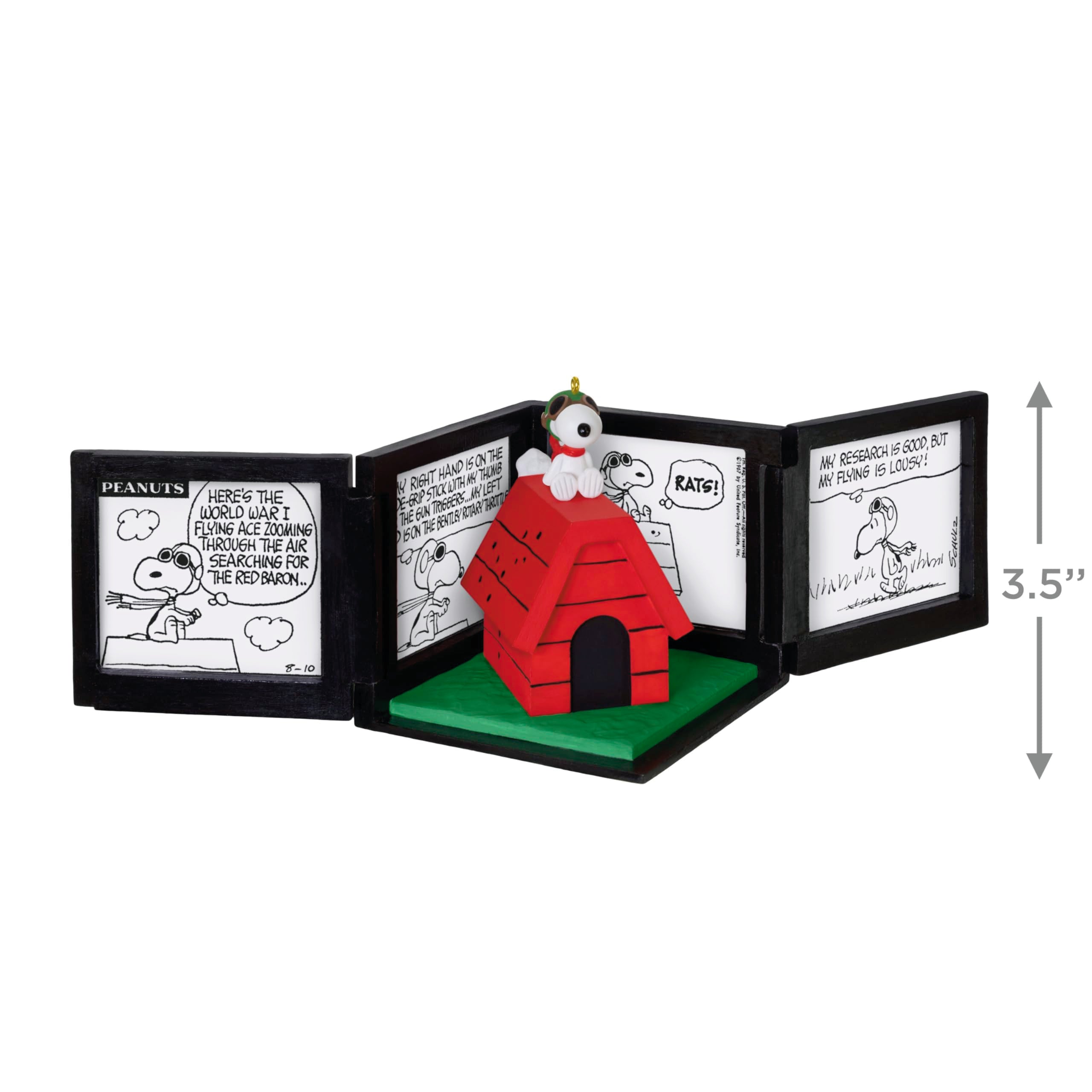 Snoopy as the Flying Ace 2025 Hallmark Keepsake Christmas Ornament