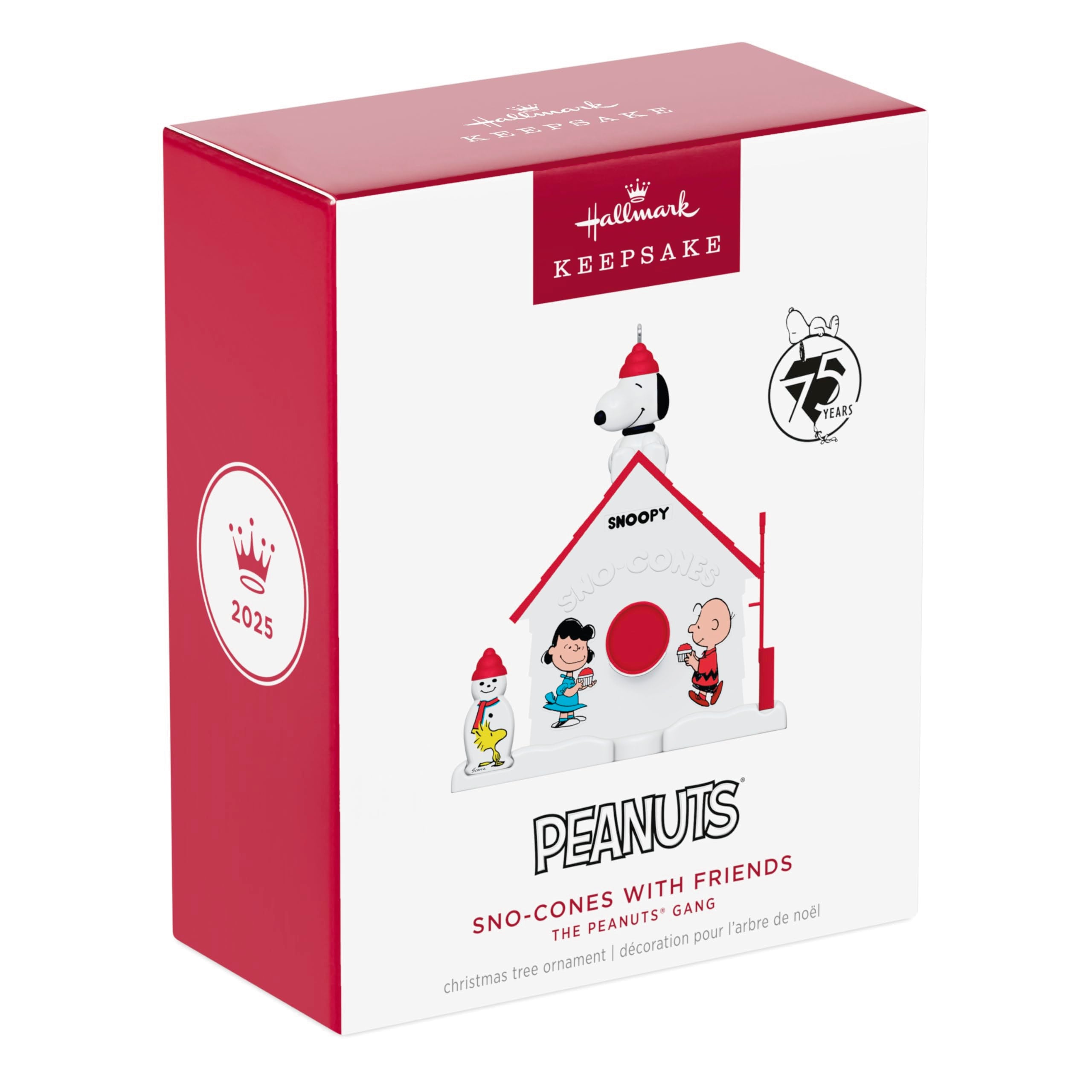 Sno-Cones With Friends, The Peanuts' Gang 2025 Hallmark Keepsake Christmas Ornament