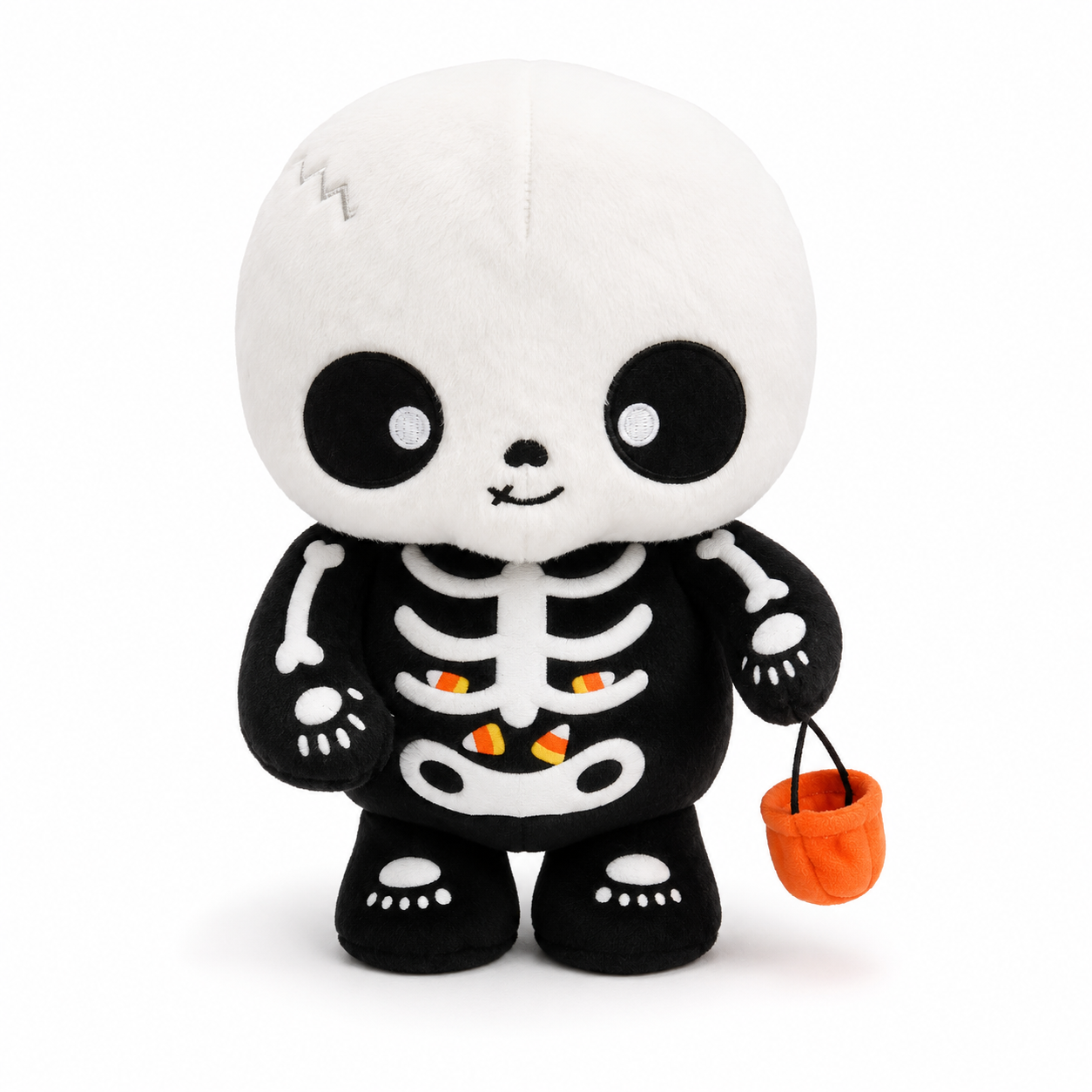 Cute Colorful Day of the Dead Halloween Skeleton Plushie