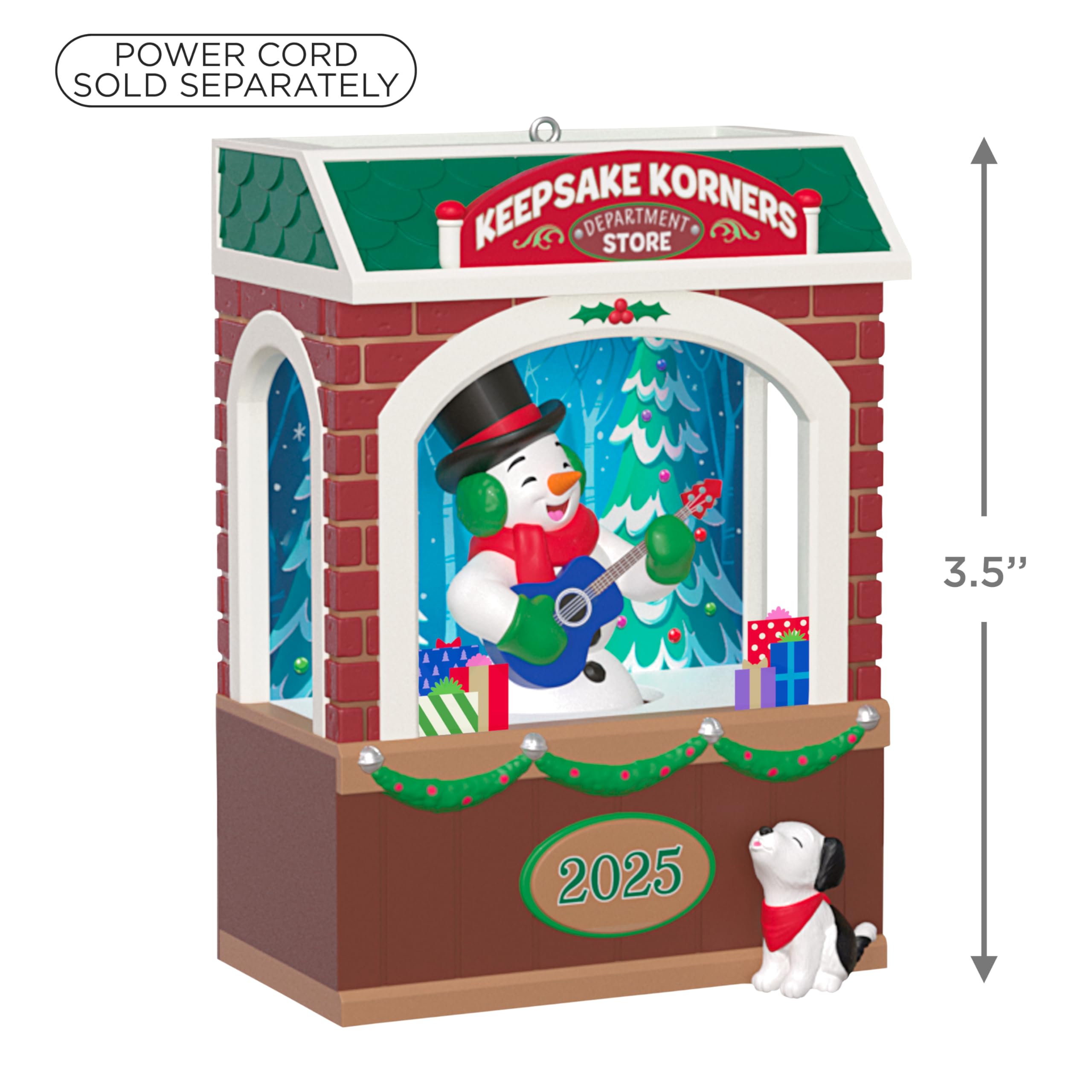 Rockin' Window Shopping 2025 Hallmark Keepsake Christmas Ornament