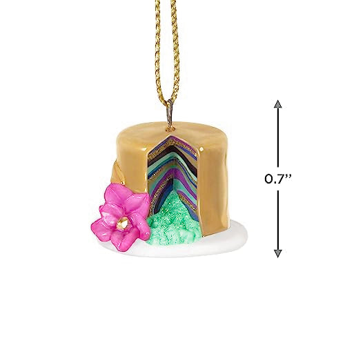Hallmark Keepsake 0.85" Miniature Christmas Ornament 2023, Mini Wedding Cake, Gift for Couple