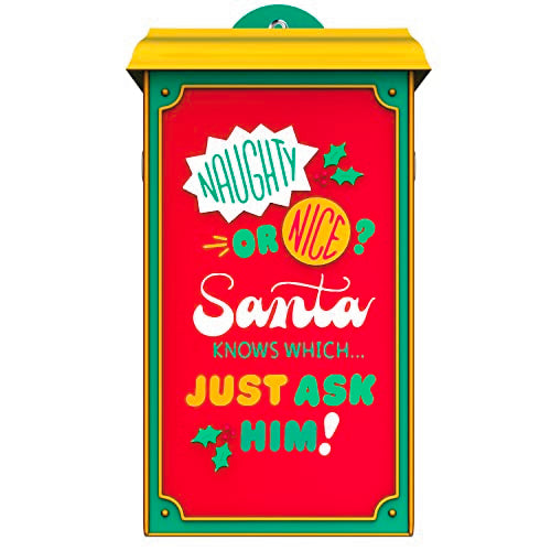 Hallmark Keepsake Christmas Ornament 2023, Naughty & Nice Arcade, Ornament with Light and Sound, Santa Collectors Gifts